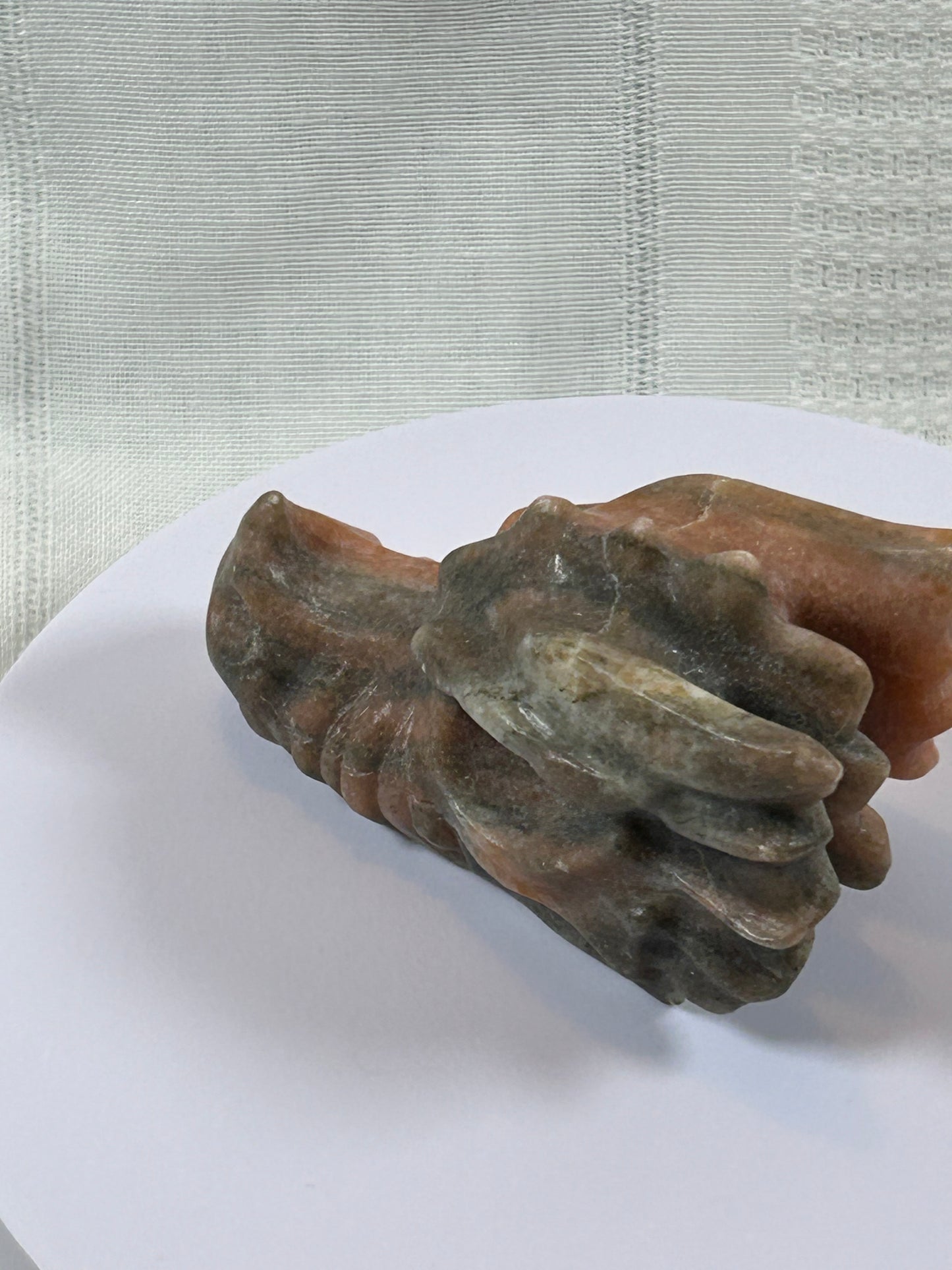 (#13) - ORANGE CALCITE DRAGONS HEAD - NEW
