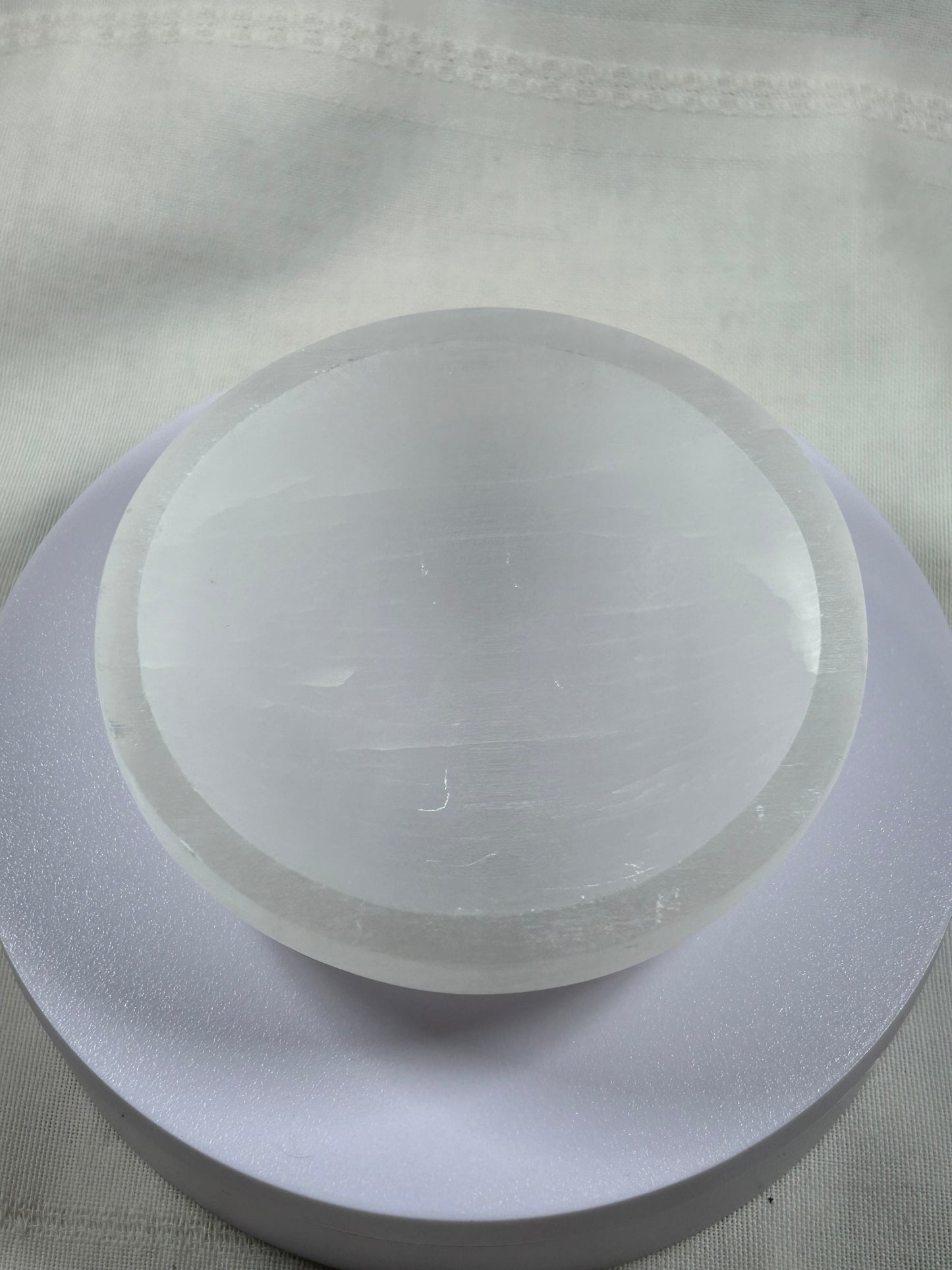 (#1044) - Selenite Bowl - New