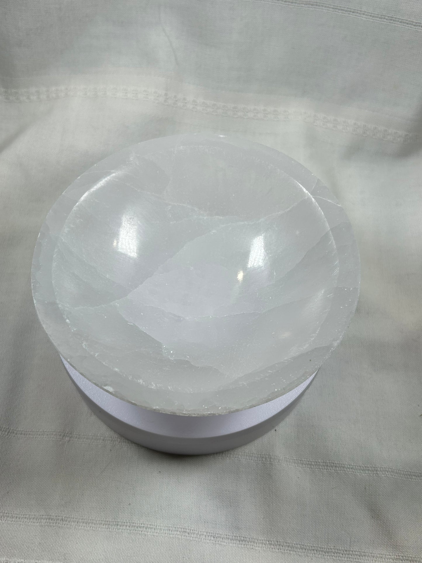 (#1039) - Selenite Bowl - New