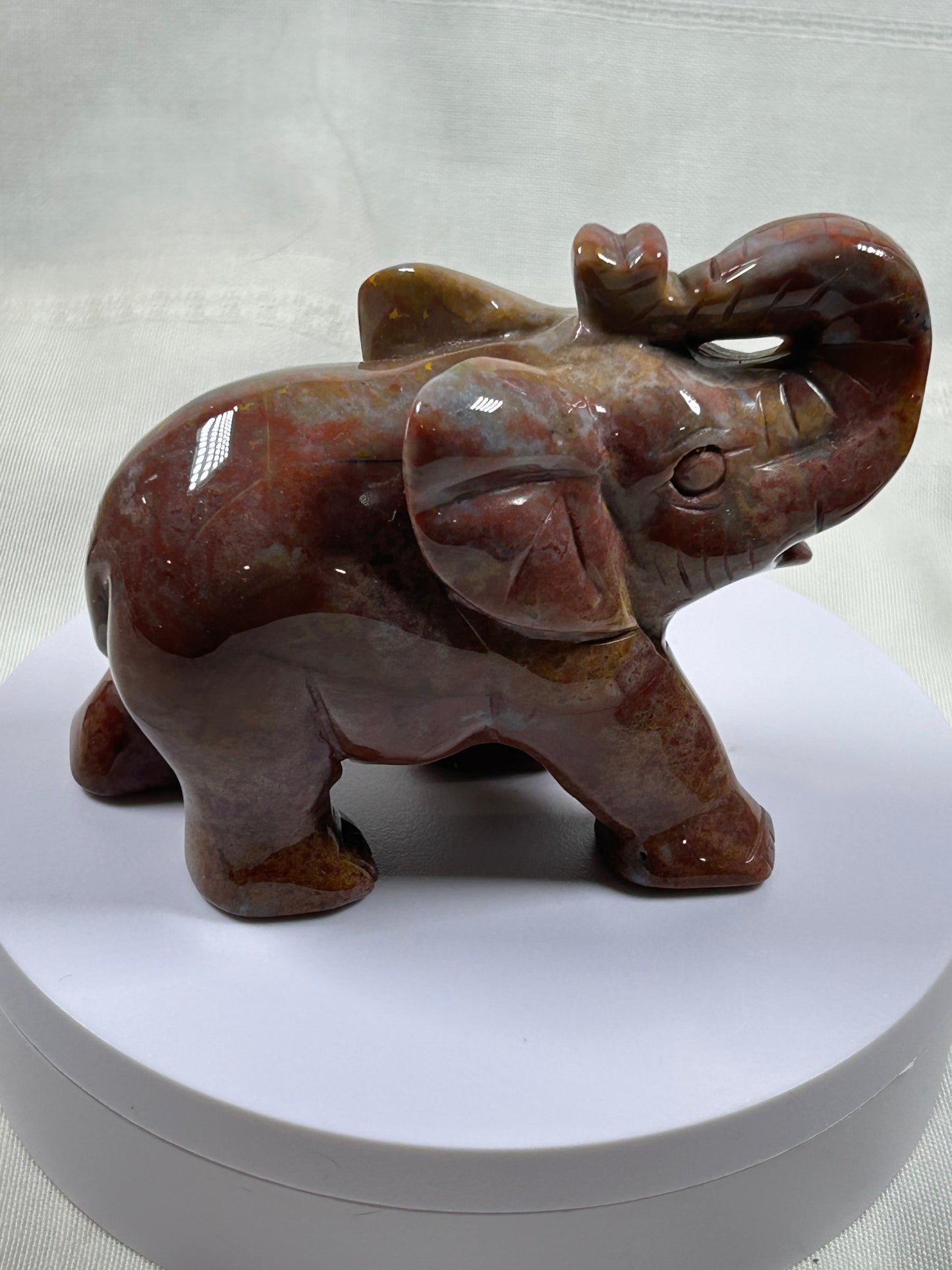 (#1072) - Ocean Jasper Elephant - New