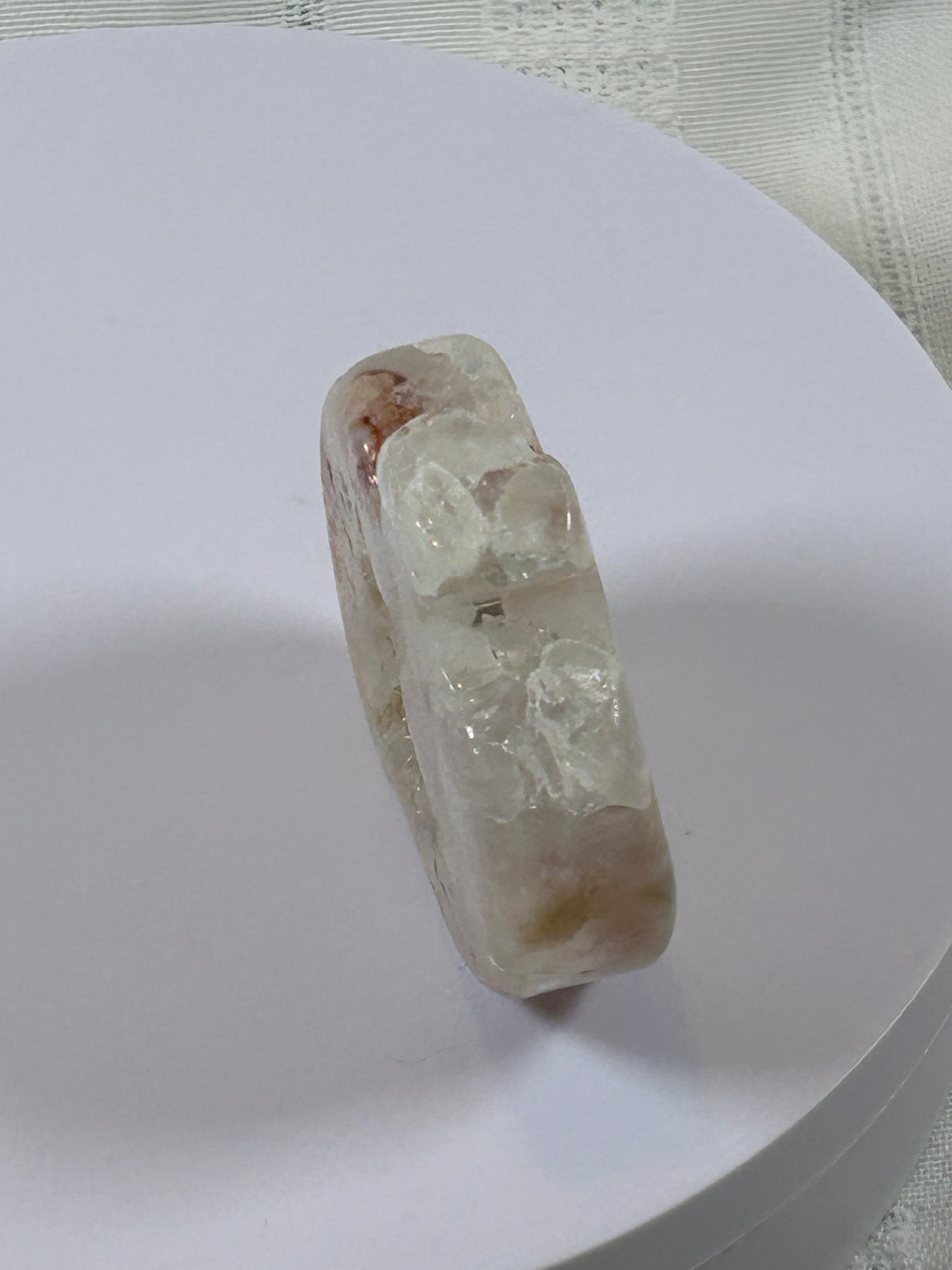 AGATE APPLE CARVING - NEW