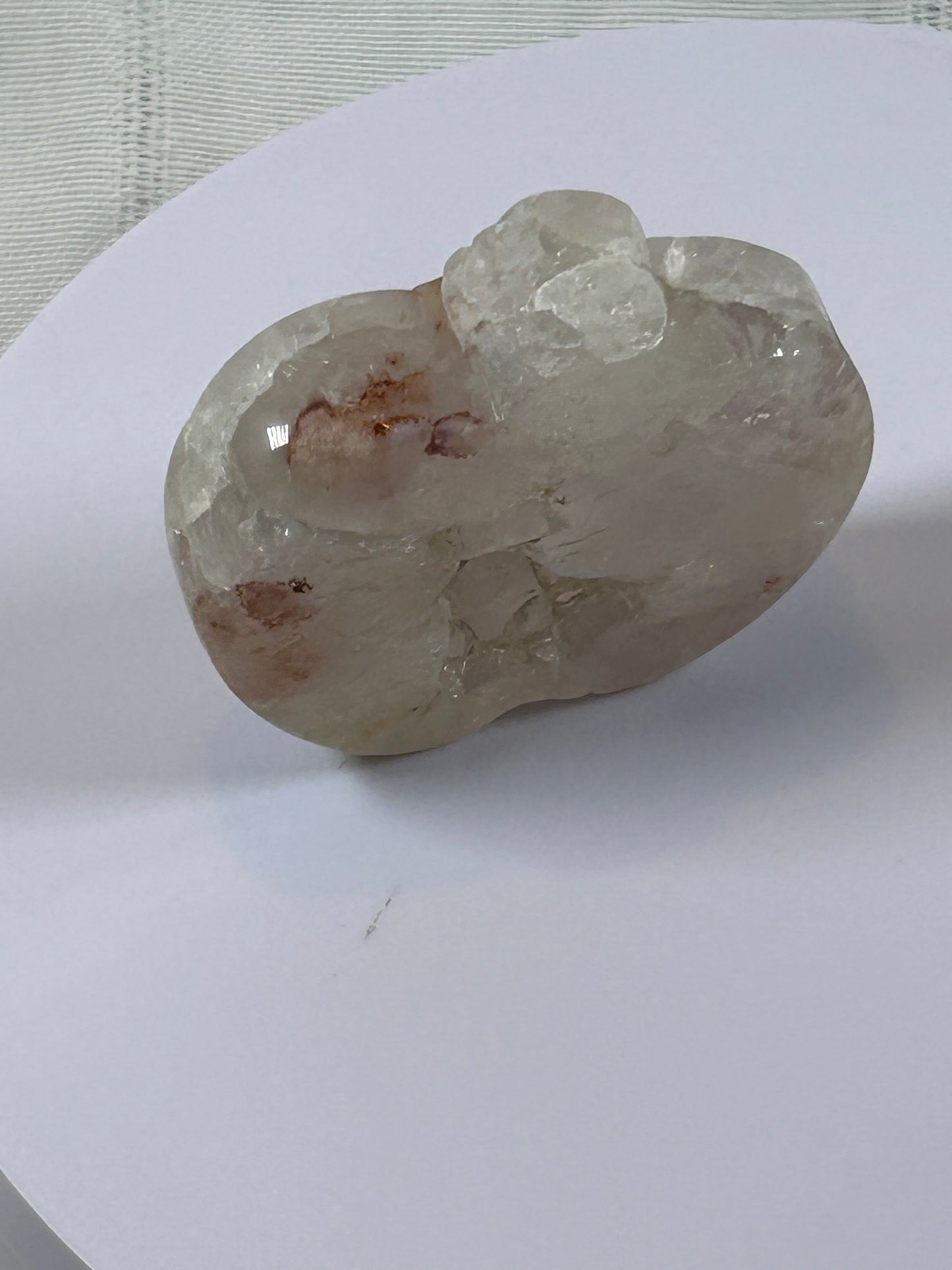 AGATE APPLE CARVING - NEW