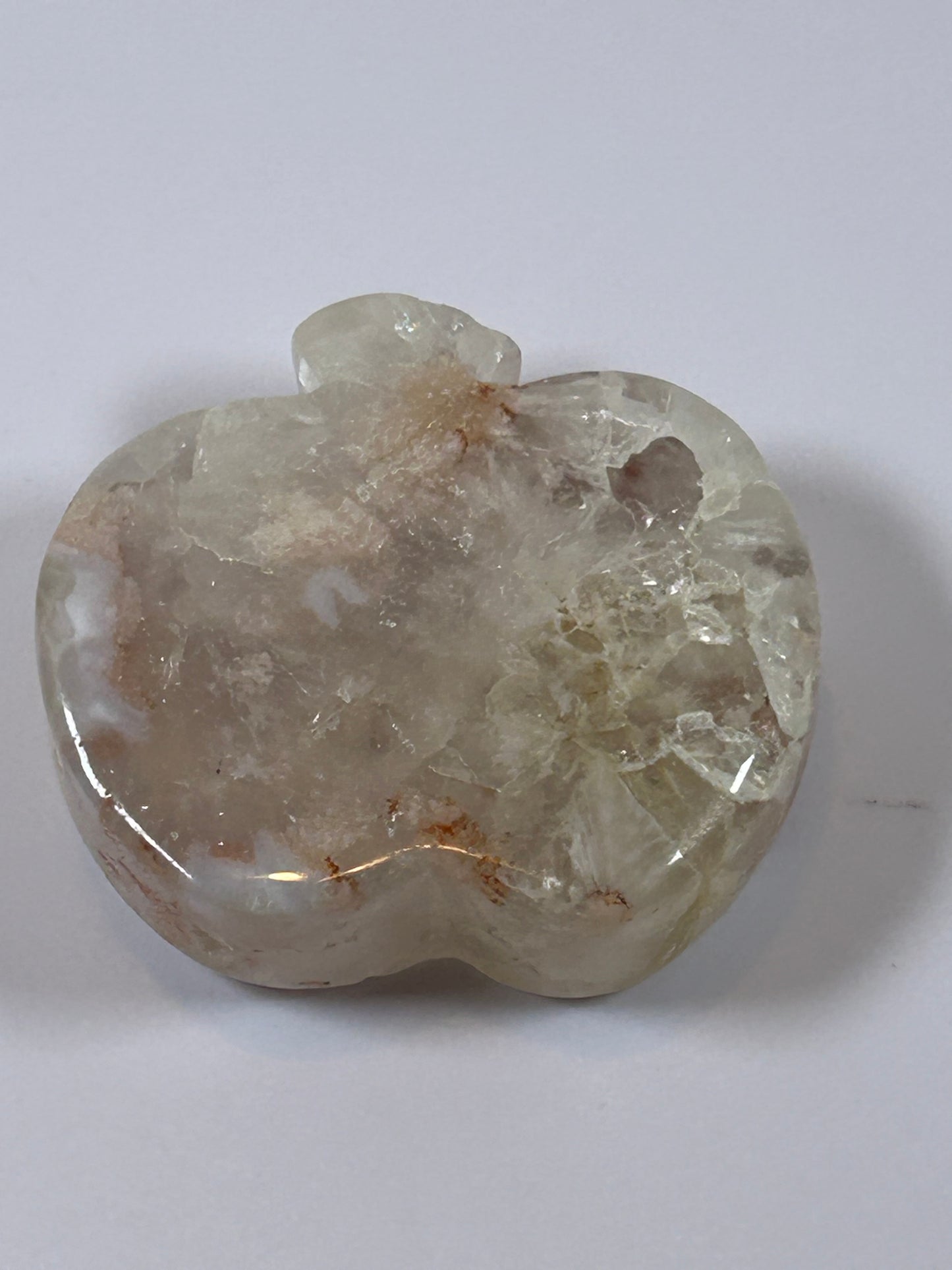 AGATE APPLE CARVING - NEW