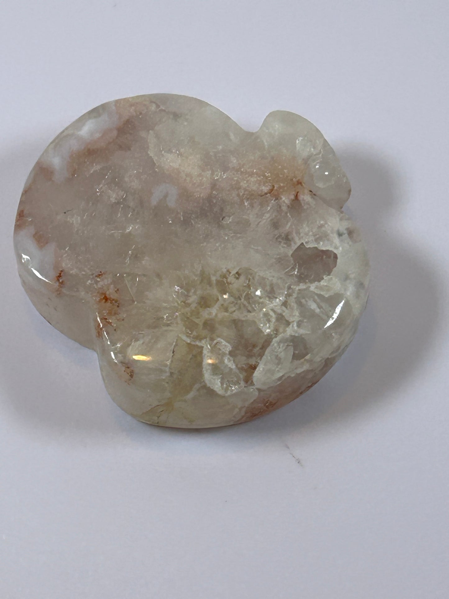 AGATE APPLE CARVING - NEW