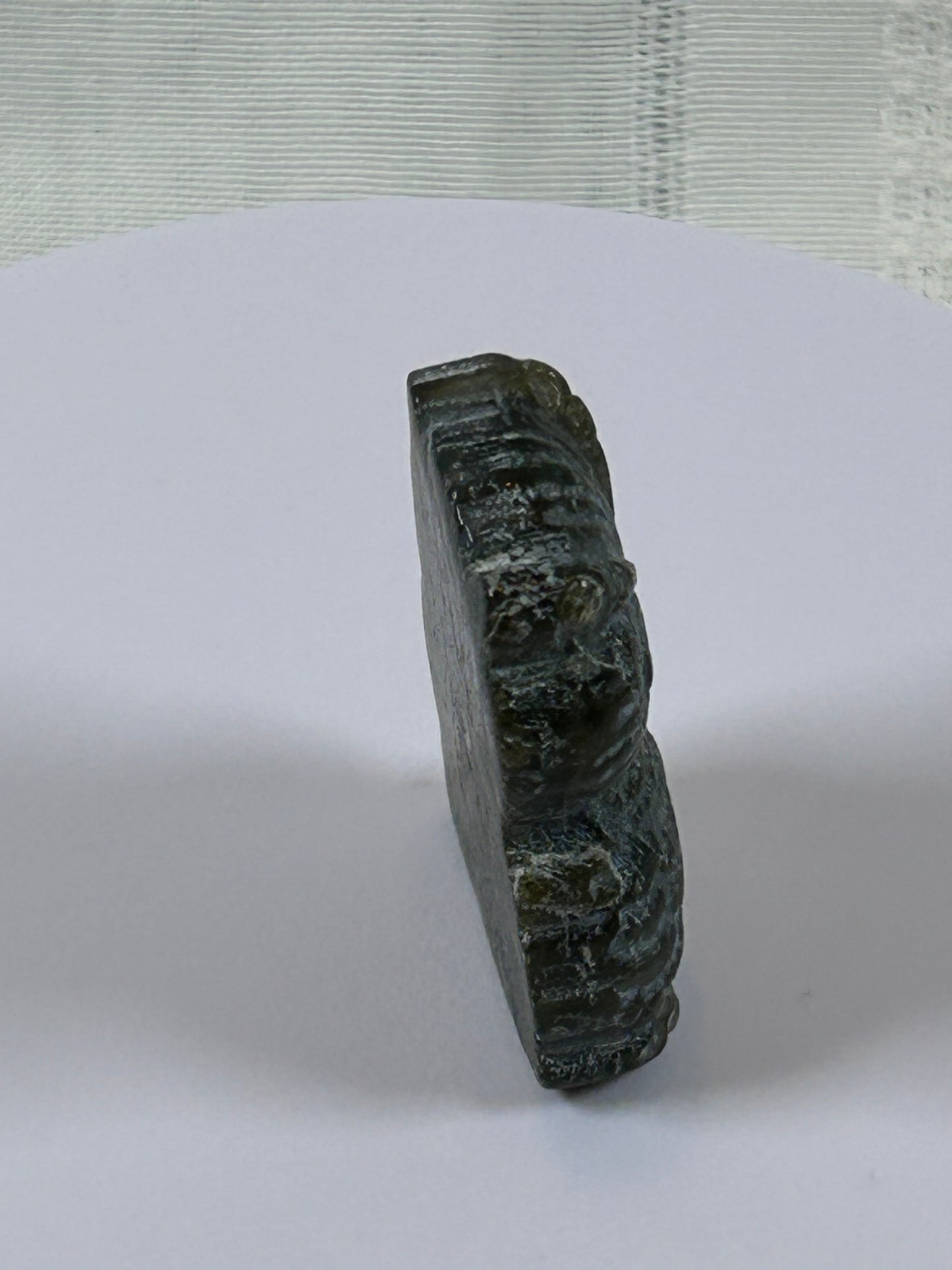 (#21) - LABRADORITE OWL CARVING - NEW