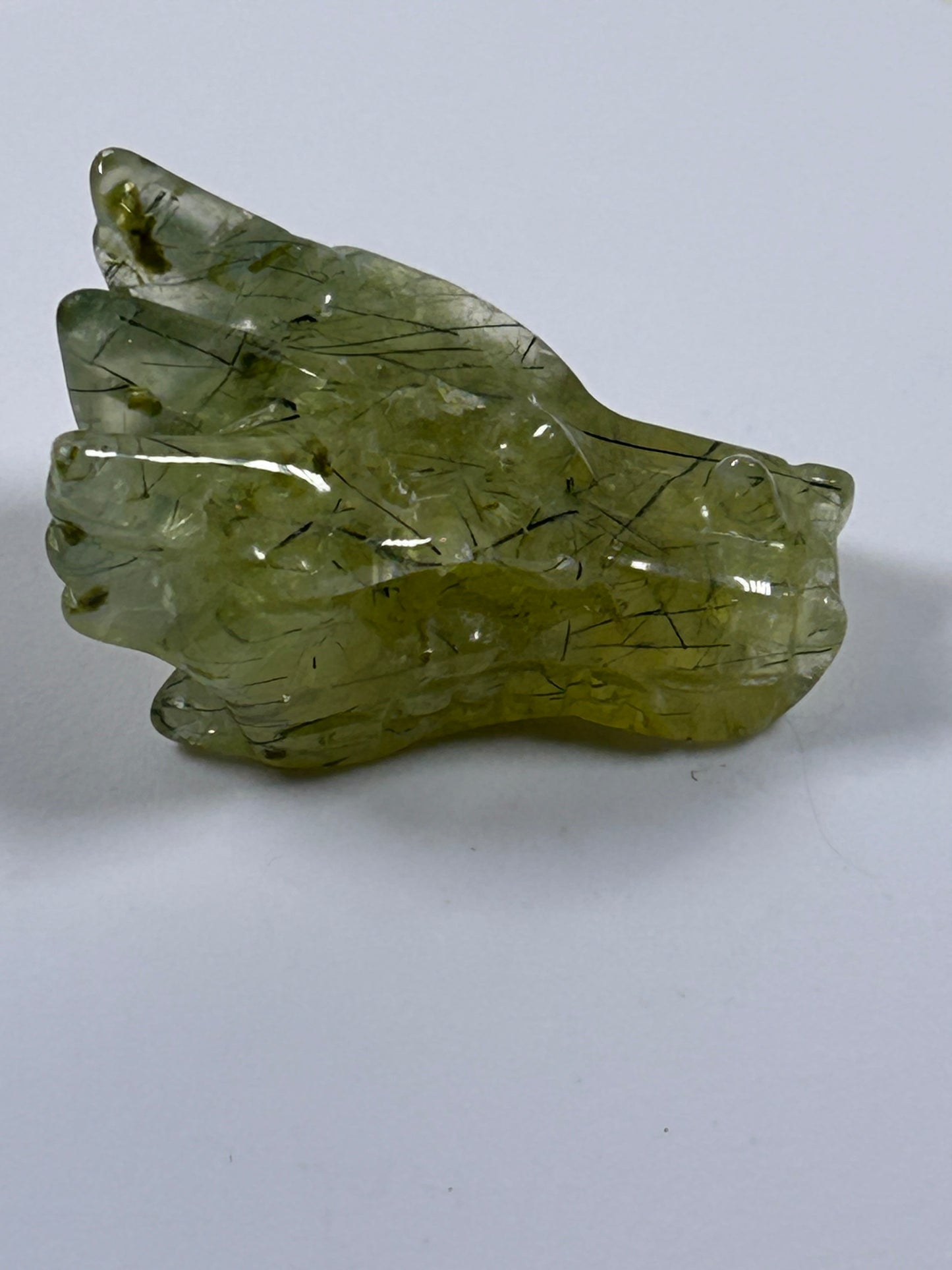(#1105) - Prehnite Dragon's Head - New