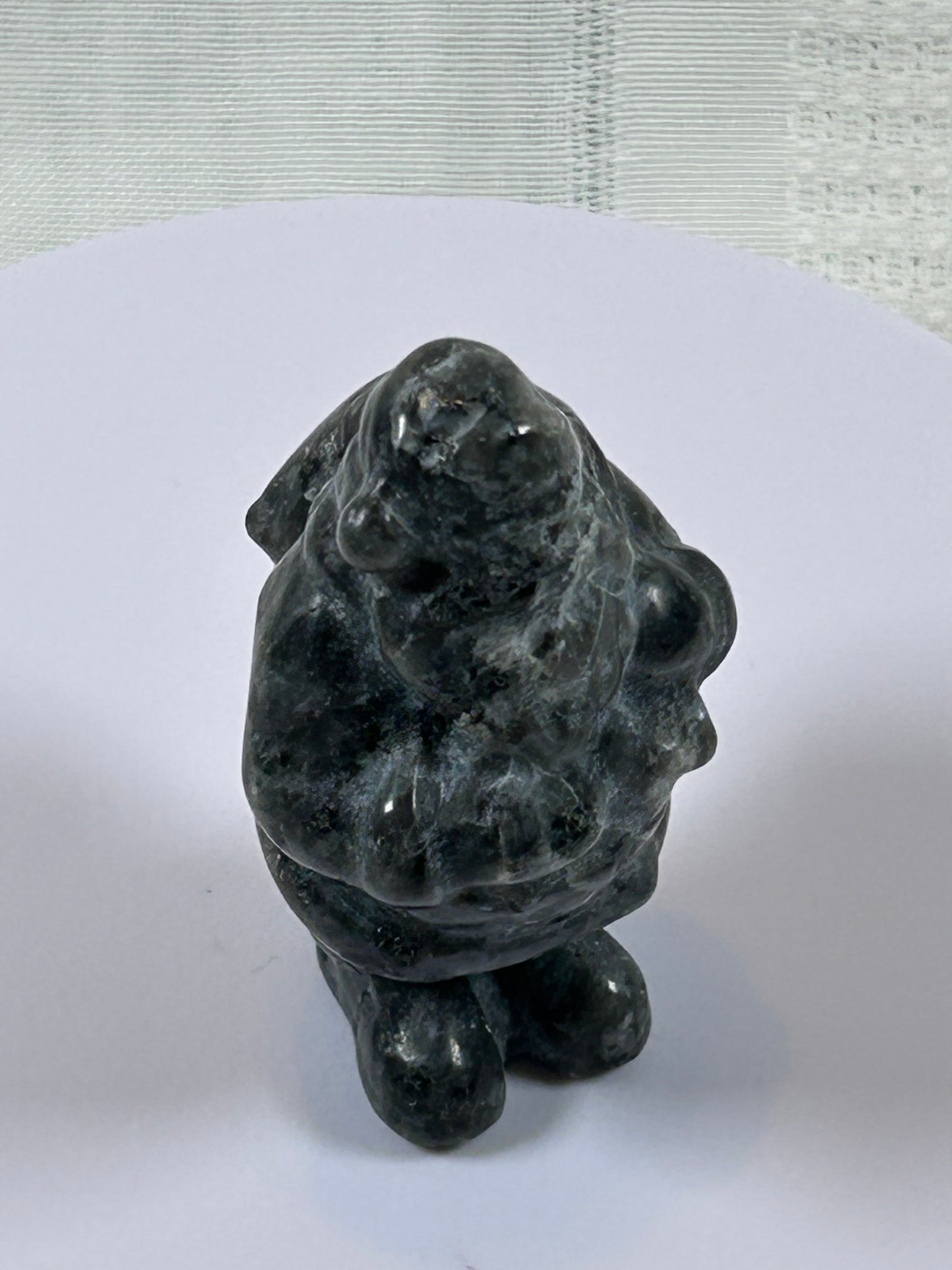 (#28) - LARVIKITE SANTA CARVING - NEW