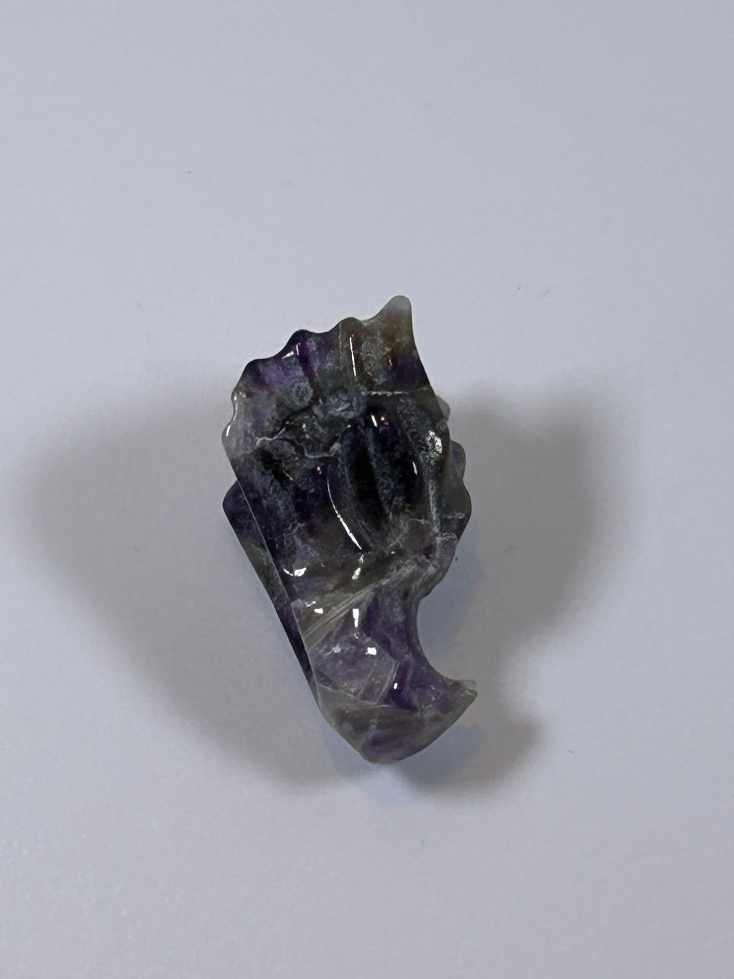 (#32) - AMETHYST DRAGON HEAD - NEW