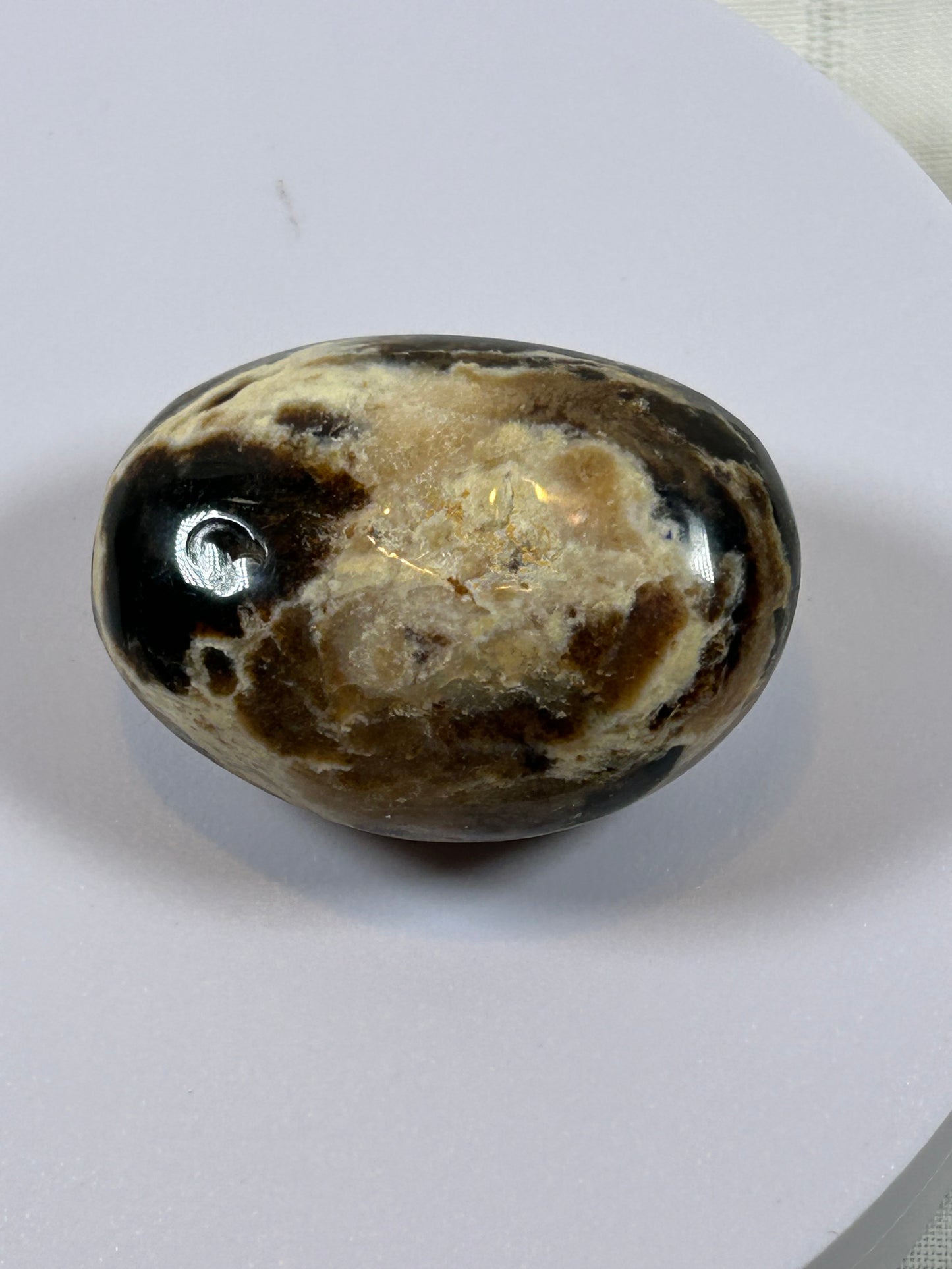 (#26) - AGATE PALM STONE - NEW