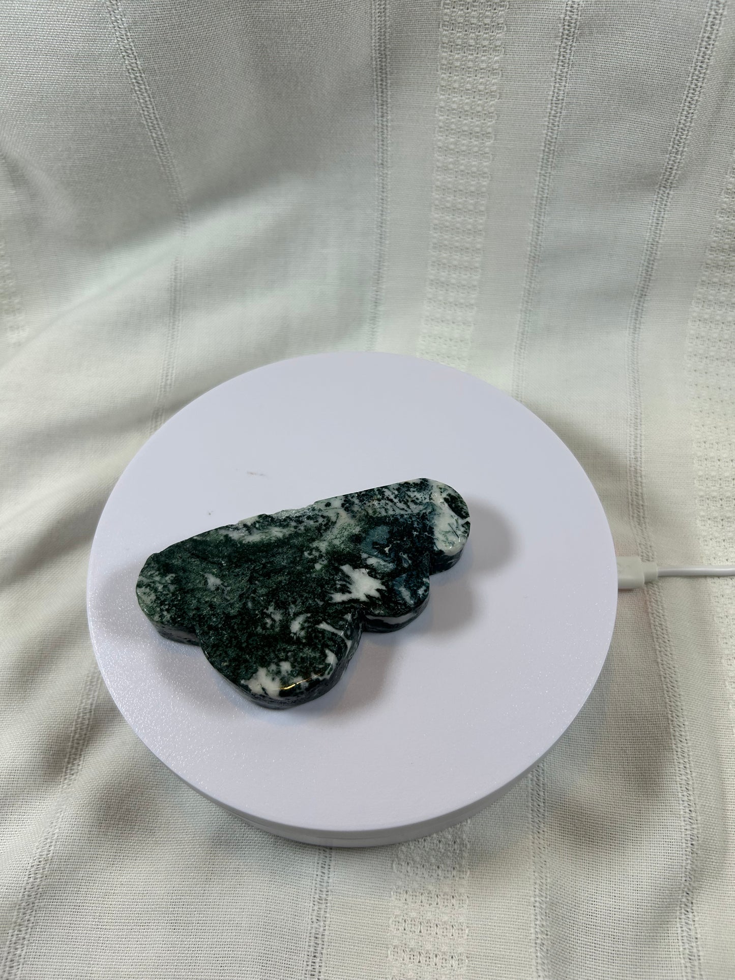 (#51) - TREE AGATE CLOUD CARVING - NEW