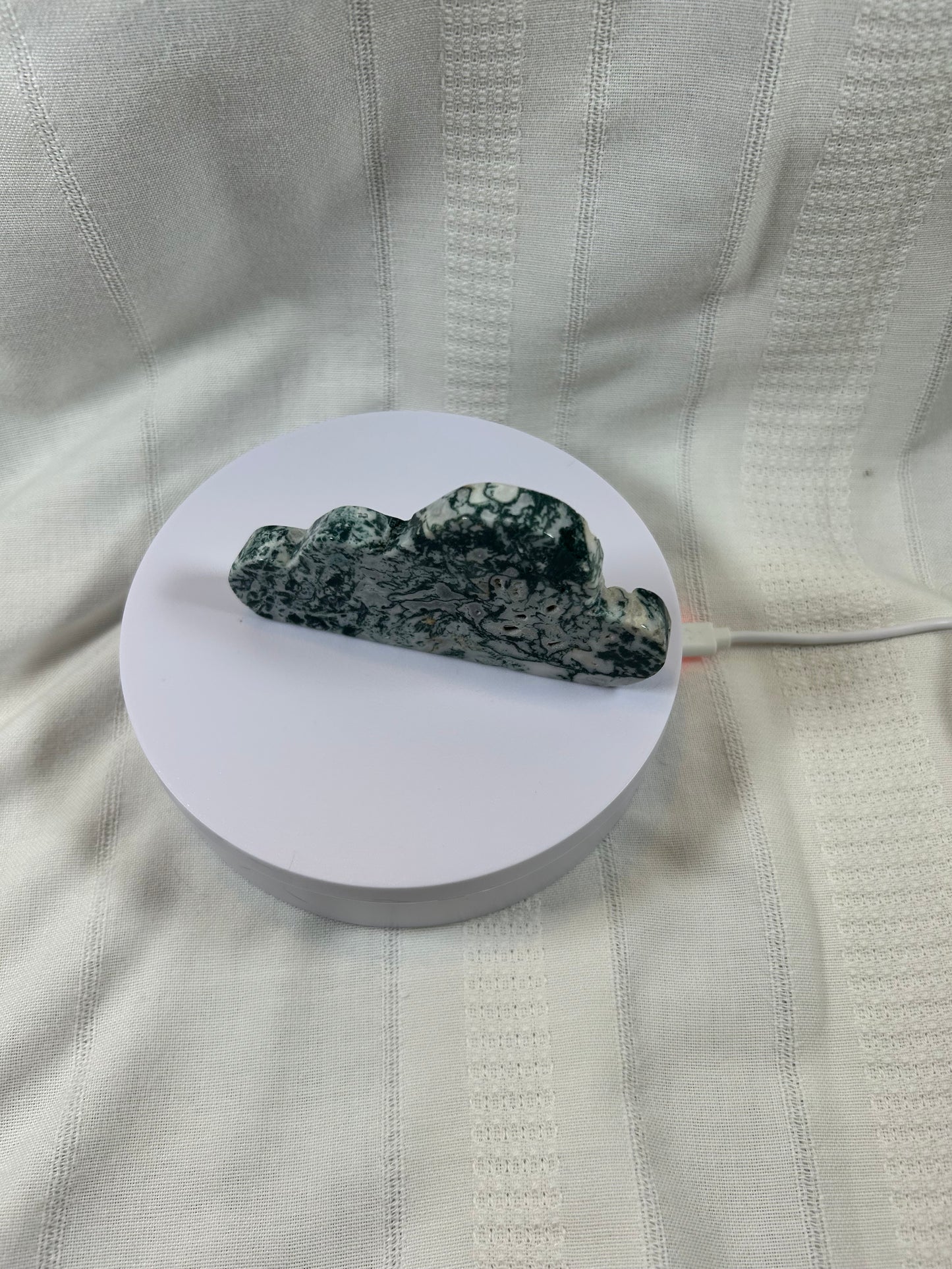 (#52) - TREE AGATE CLOUD CARVING - NEW