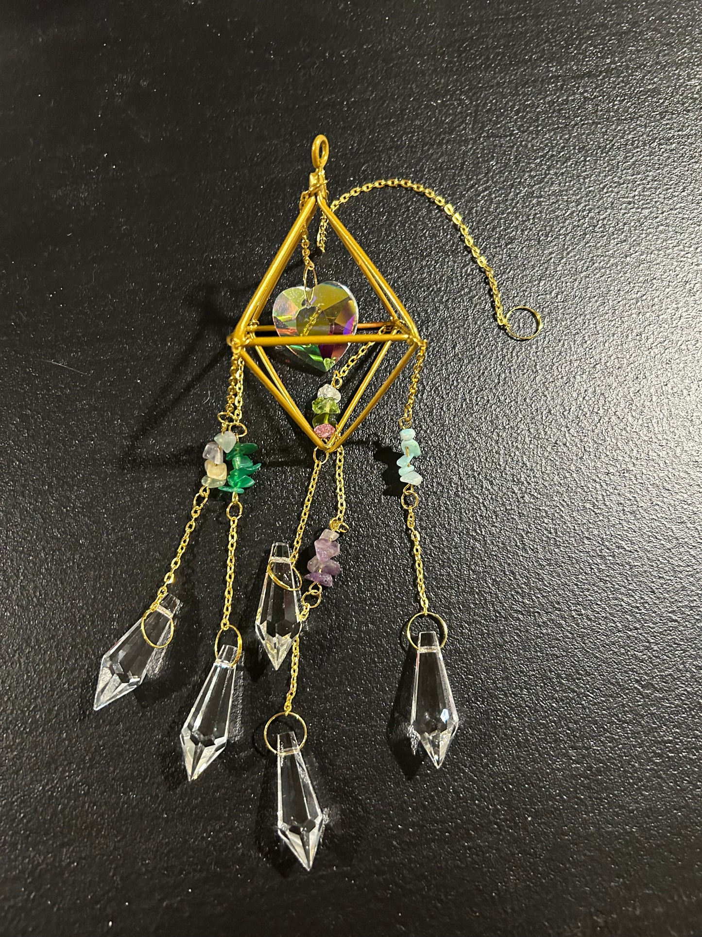 (#1222) - Crystal Sun Catcher - New