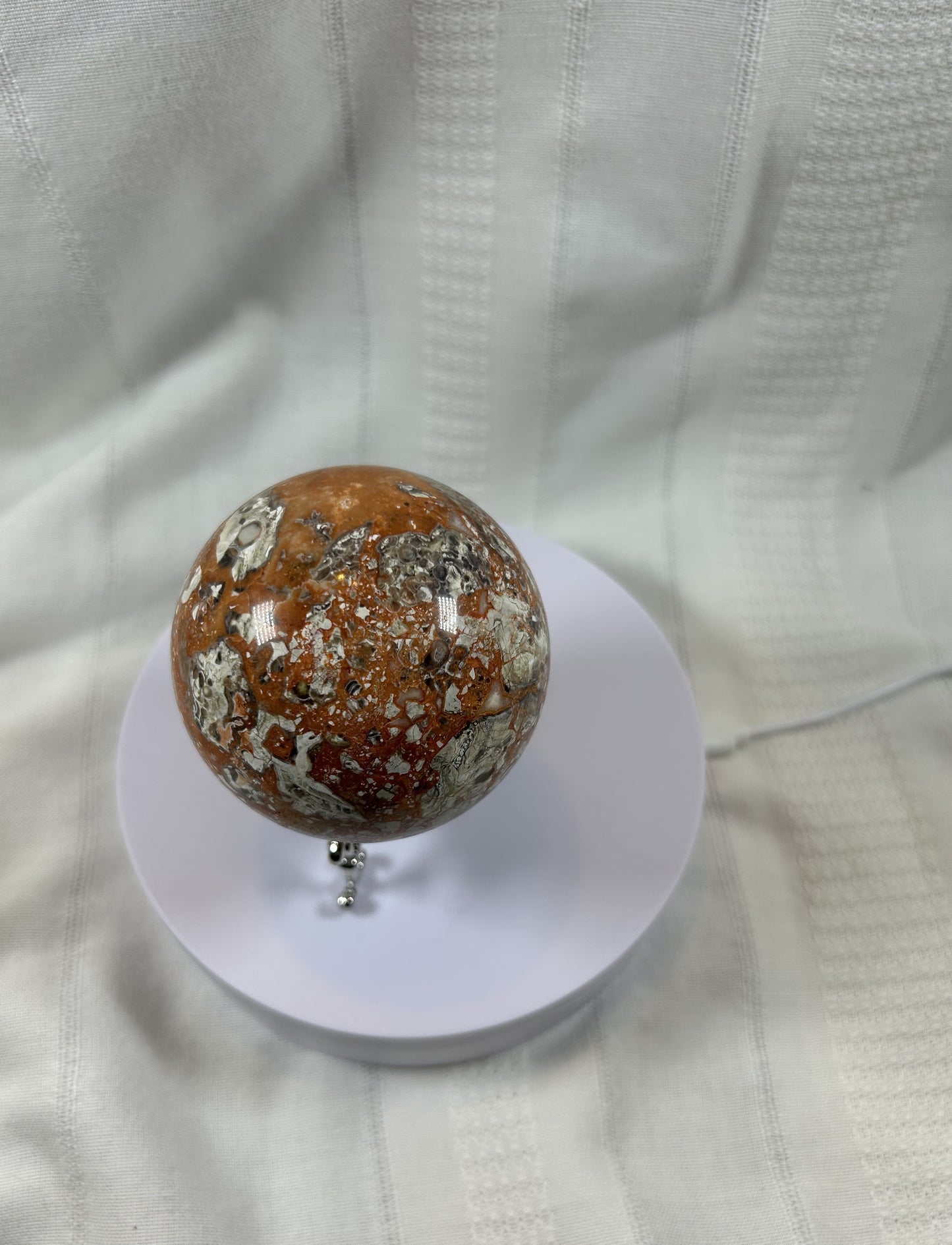 (#62) - BRECCIATED JASPER SPHERE POLISHED - NEW