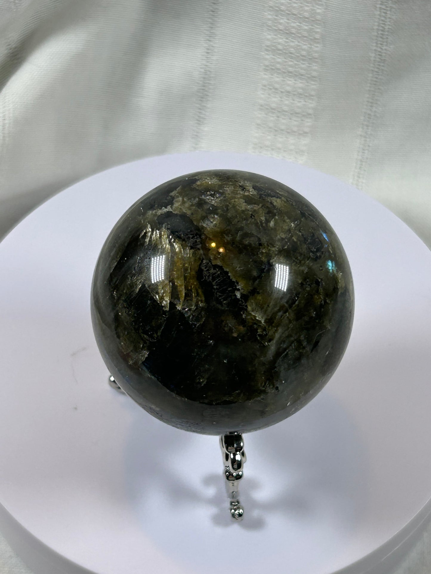 (#66) - LABRADORITE SPHERE POLISHED - NEW