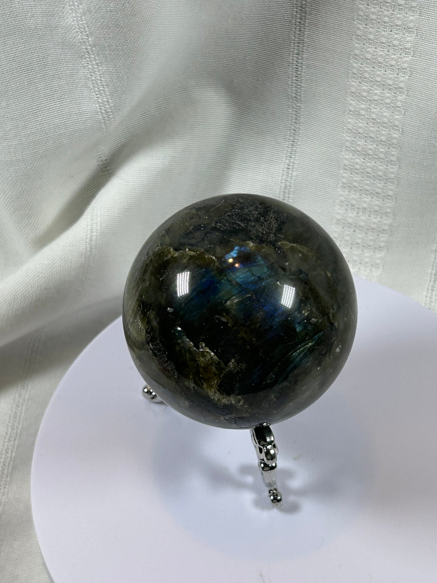 (#66) - LABRADORITE SPHERE POLISHED - NEW