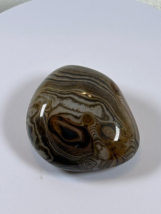 (#110) - SARDONYX PALM STONE POLISHED - NEW