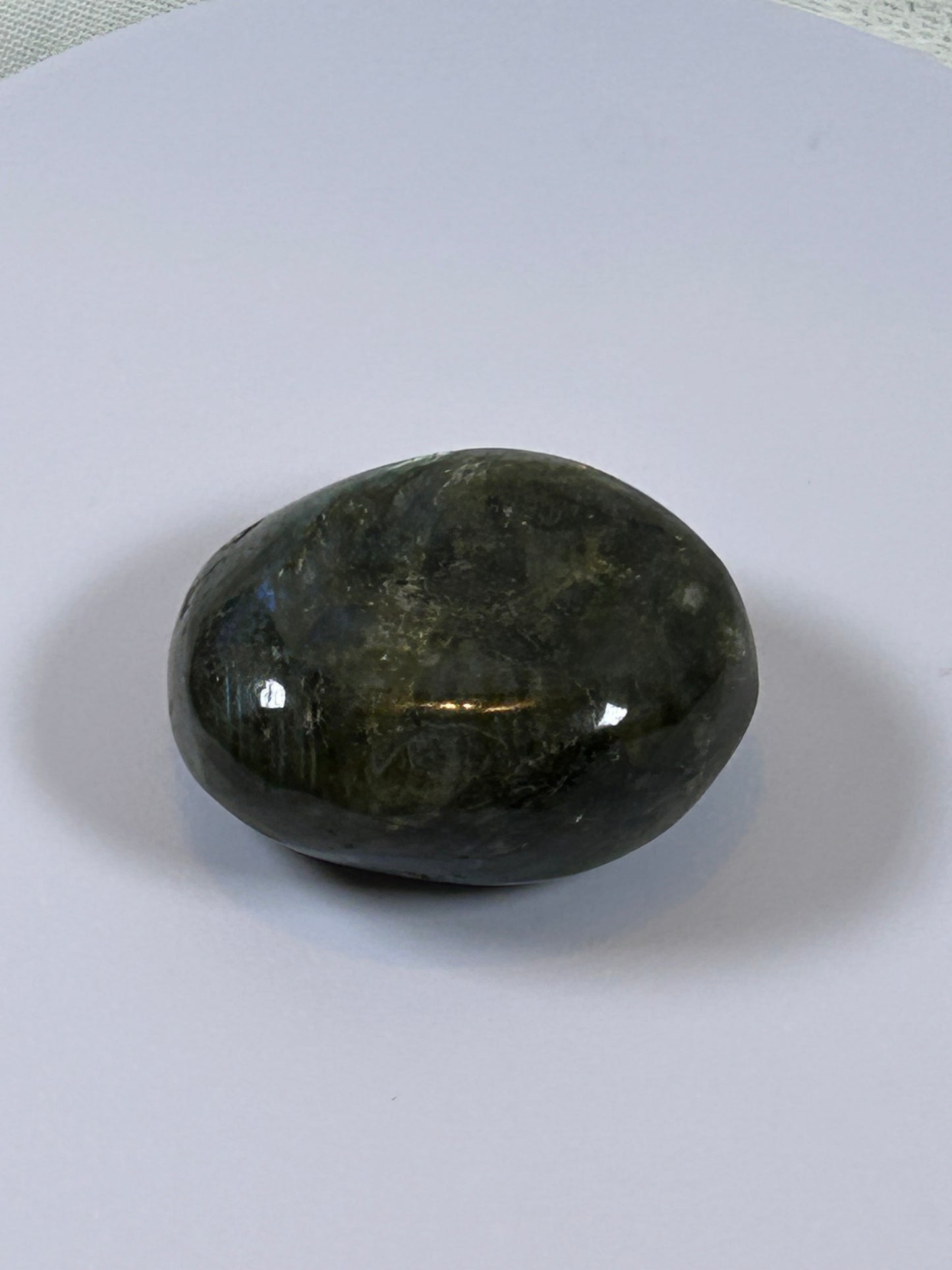 (#119) - LABRADORITE PALM STONE POLISHED - NEW
