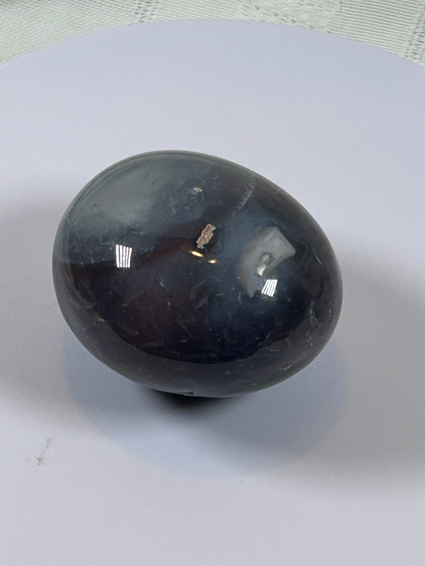 (#130) - AGATE PALM STONE POLISHED - NEW