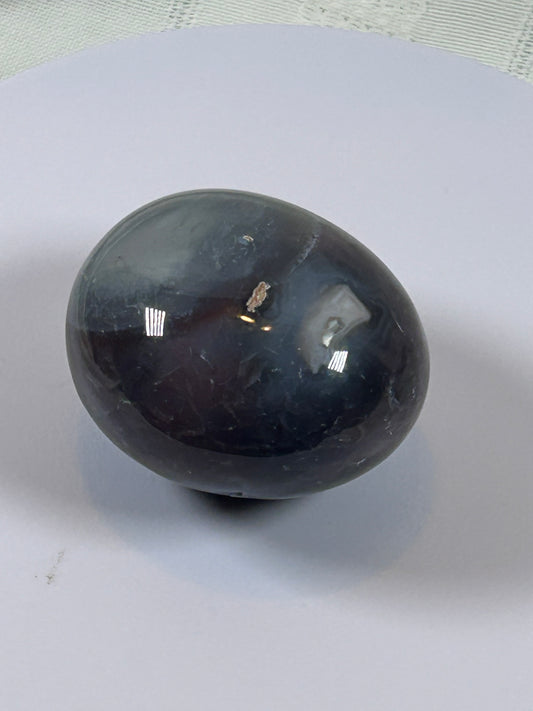 (#130) - AGATE PALM STONE POLISHED - NEW