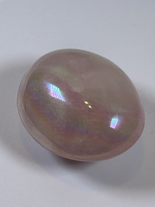 (#131) - ANGEL AURA QUARTZ PALM STONE POLISHED - NEW