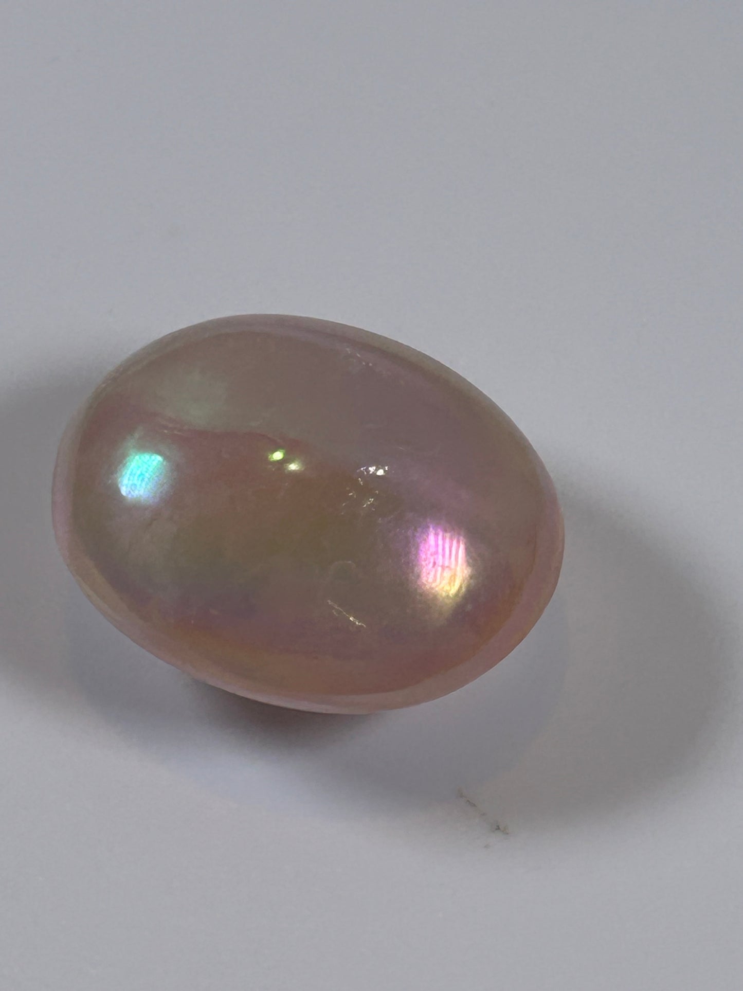 (#133) - ANGEL AURA QUARTZ PALM STONE POLISHED - NEW