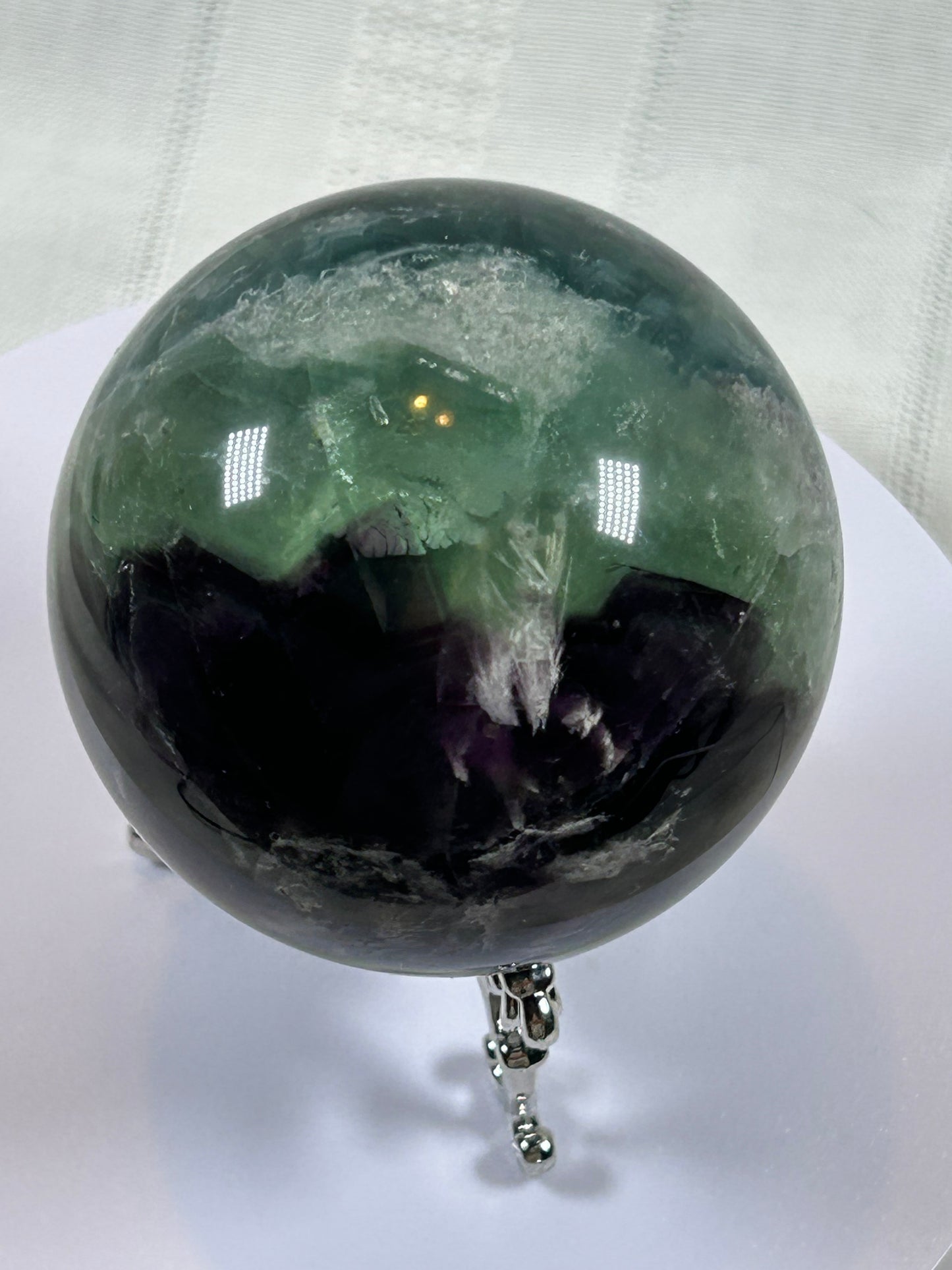 (#157) - FLUORITE SPHERE POLISHED - NEW