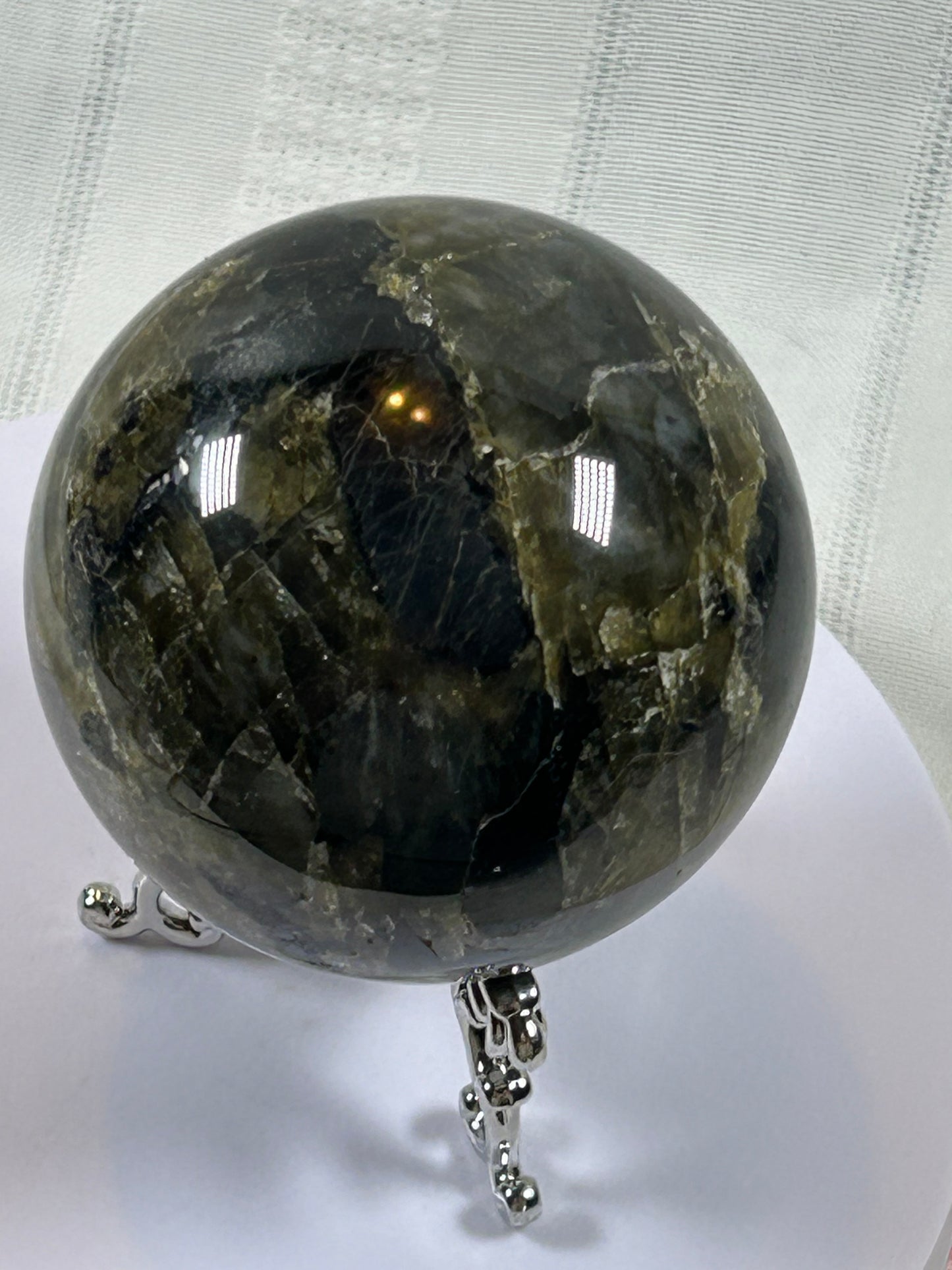 (#158) - LABRADORITE SPHERE POLISHED - NEW