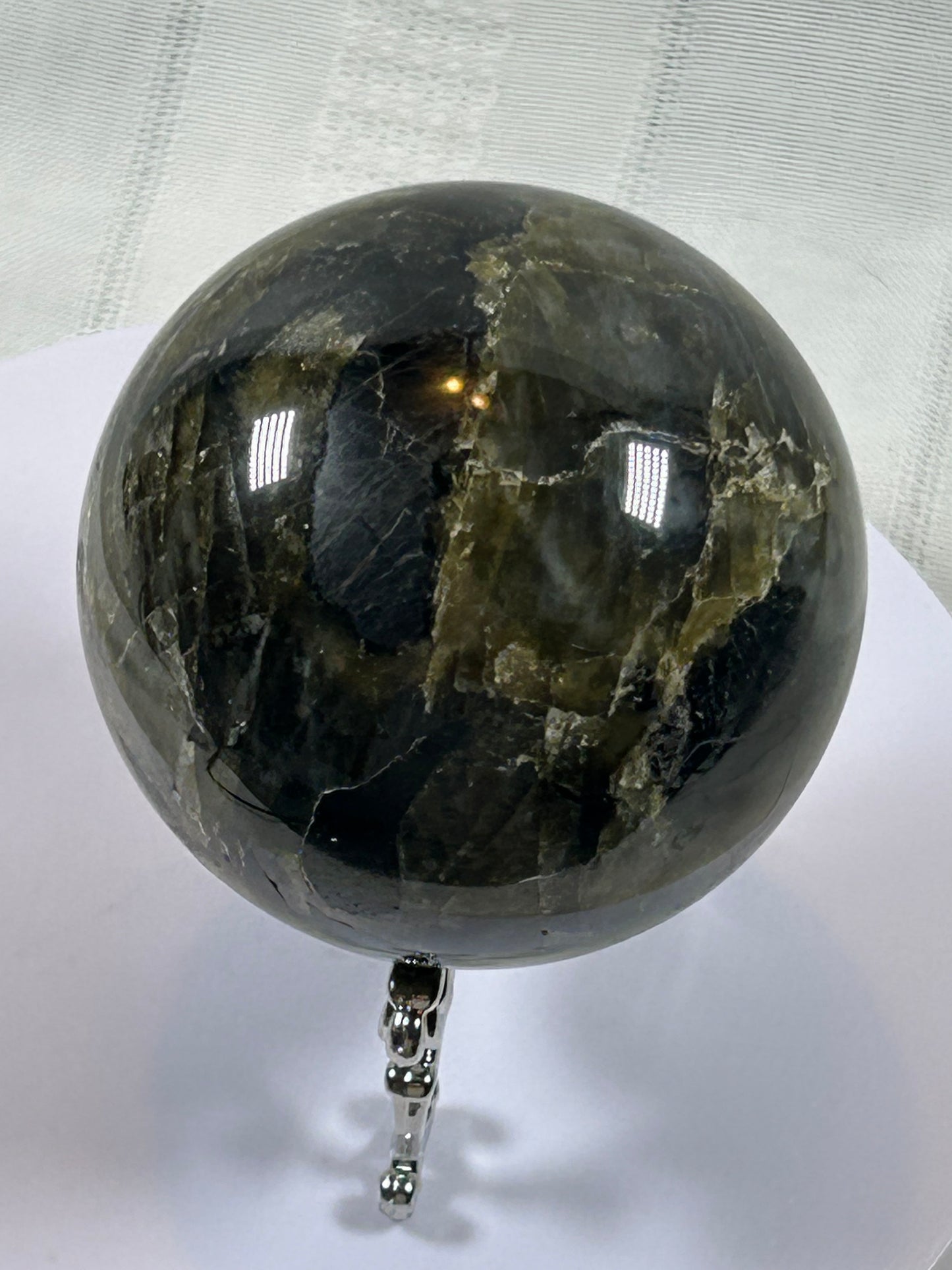 (#158) - LABRADORITE SPHERE POLISHED - NEW