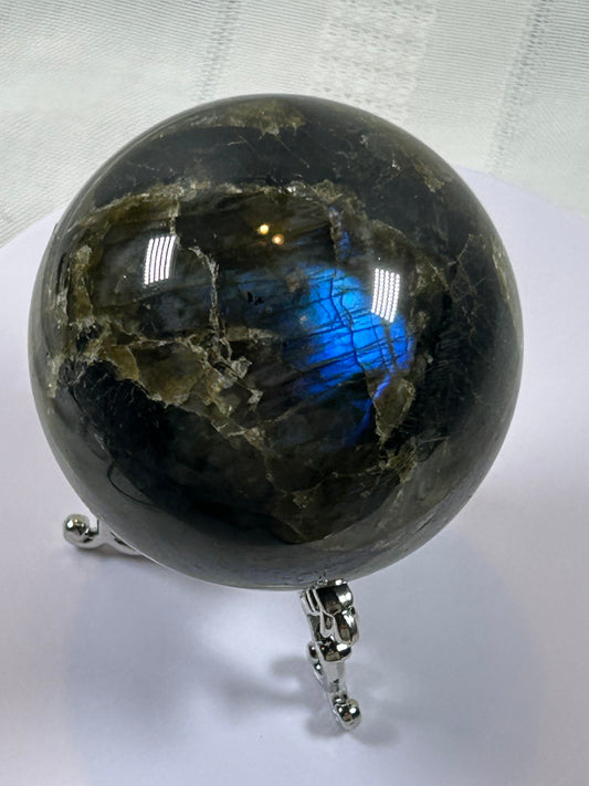(#158) - LABRADORITE SPHERE POLISHED - NEW