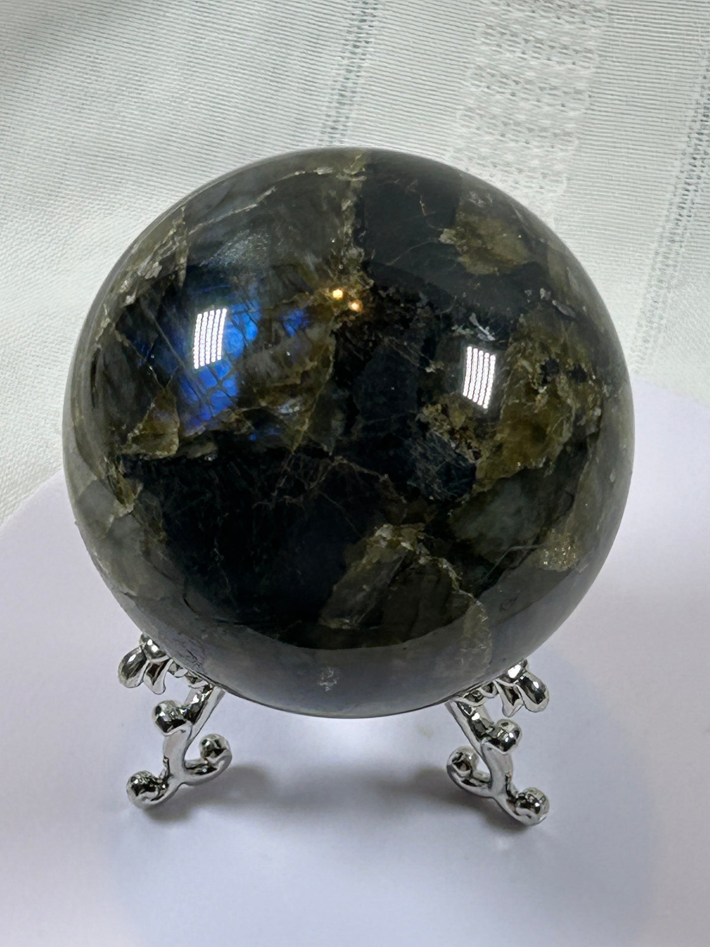 (#158) - LABRADORITE SPHERE POLISHED - NEW