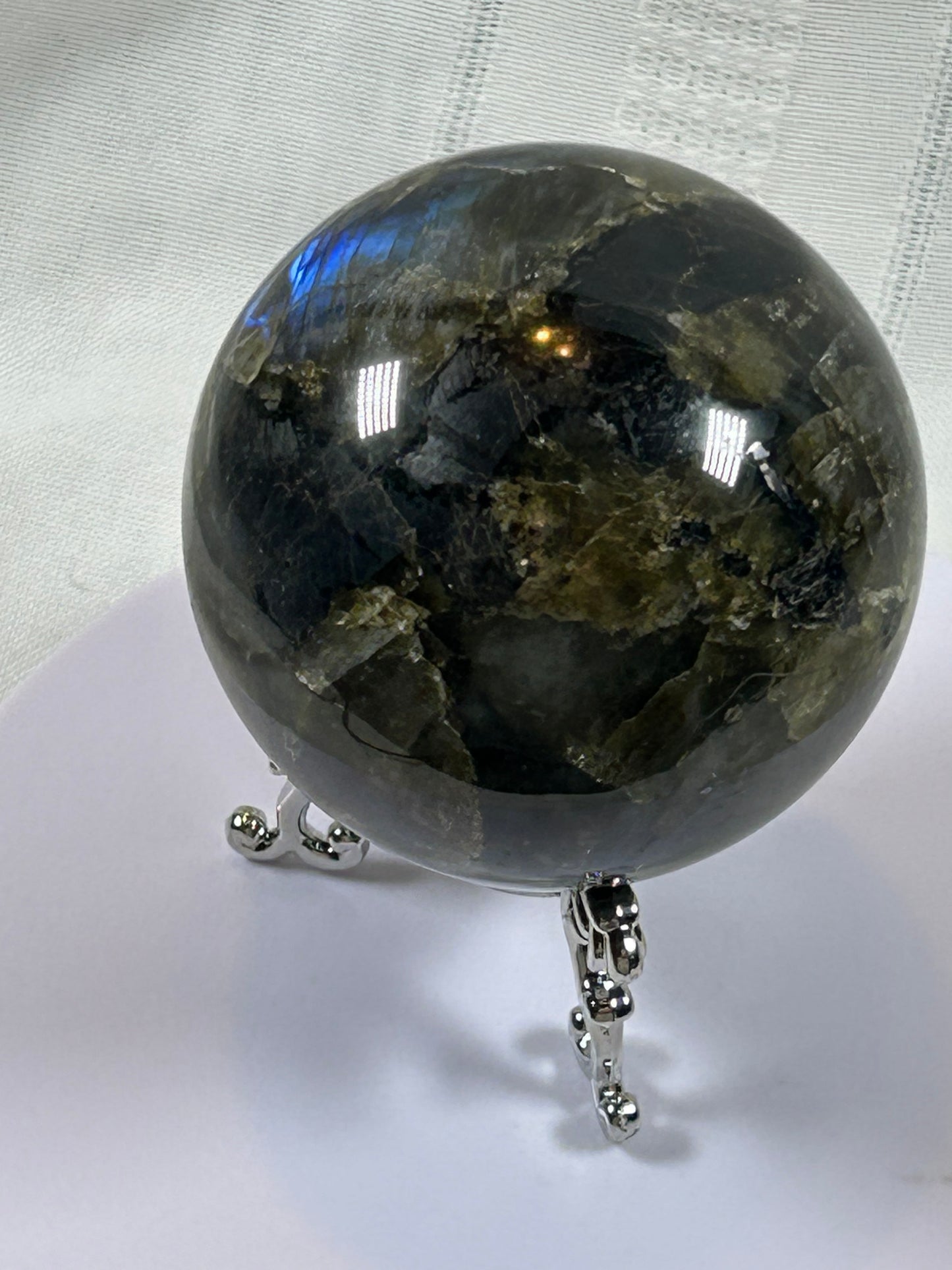 (#158) - LABRADORITE SPHERE POLISHED - NEW