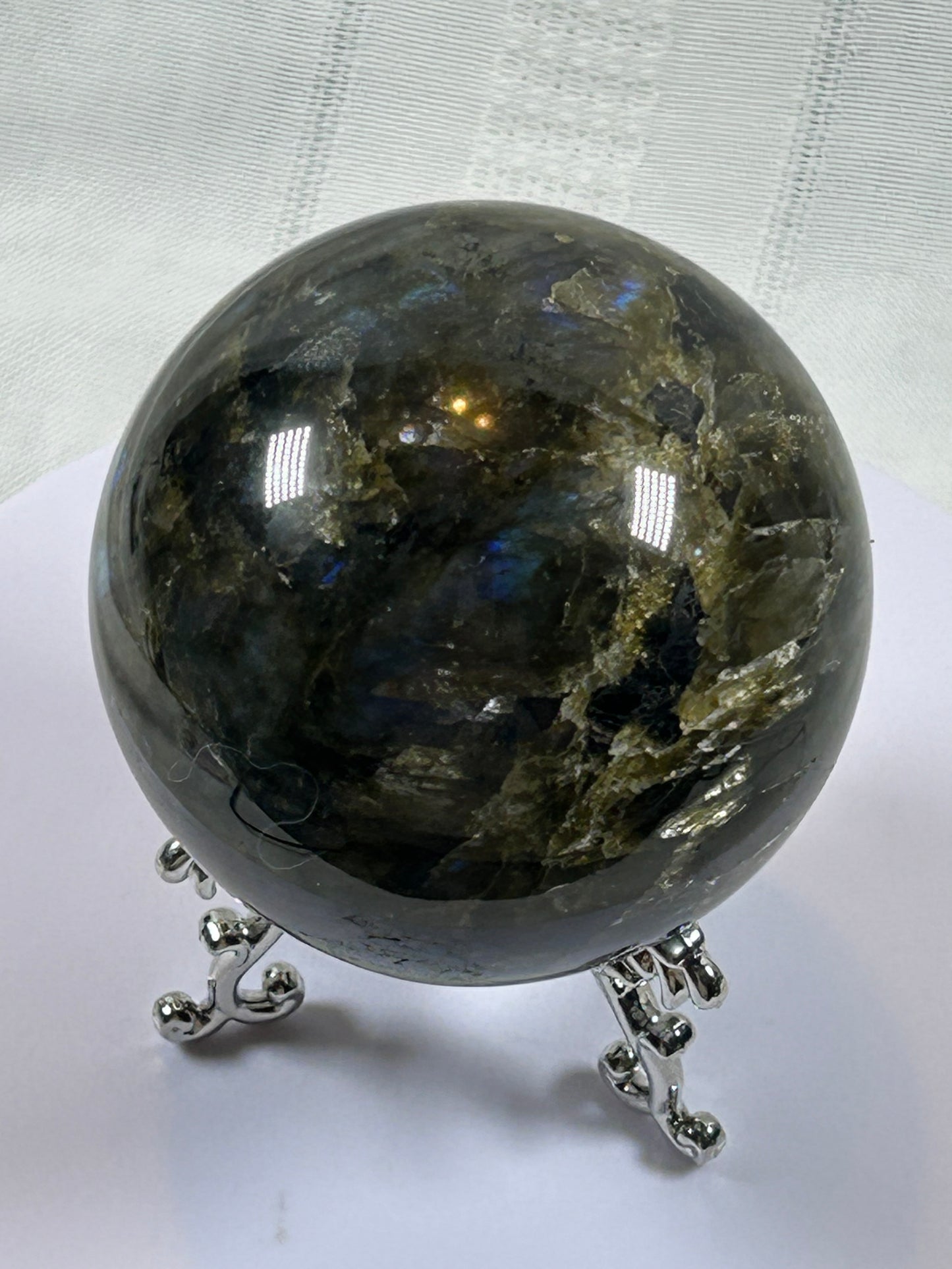 (#158) - LABRADORITE SPHERE POLISHED - NEW