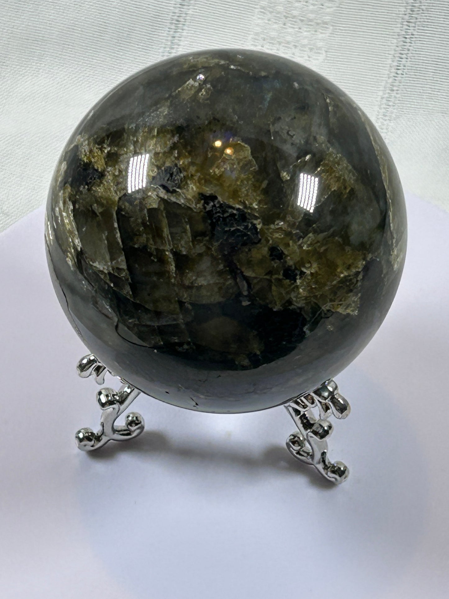 (#158) - LABRADORITE SPHERE POLISHED - NEW