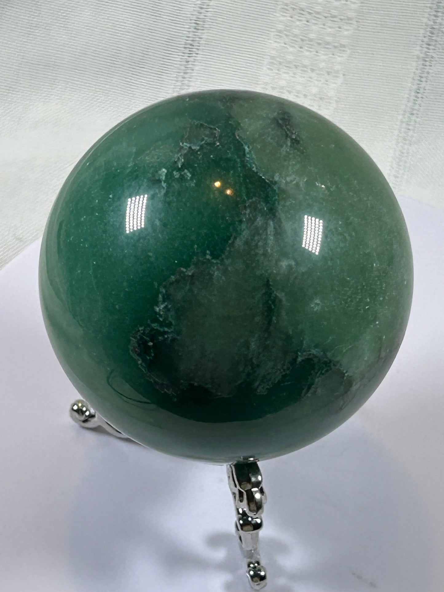 (#159) - GREEN AVENTURINE SPHERE POLISHED - NEW