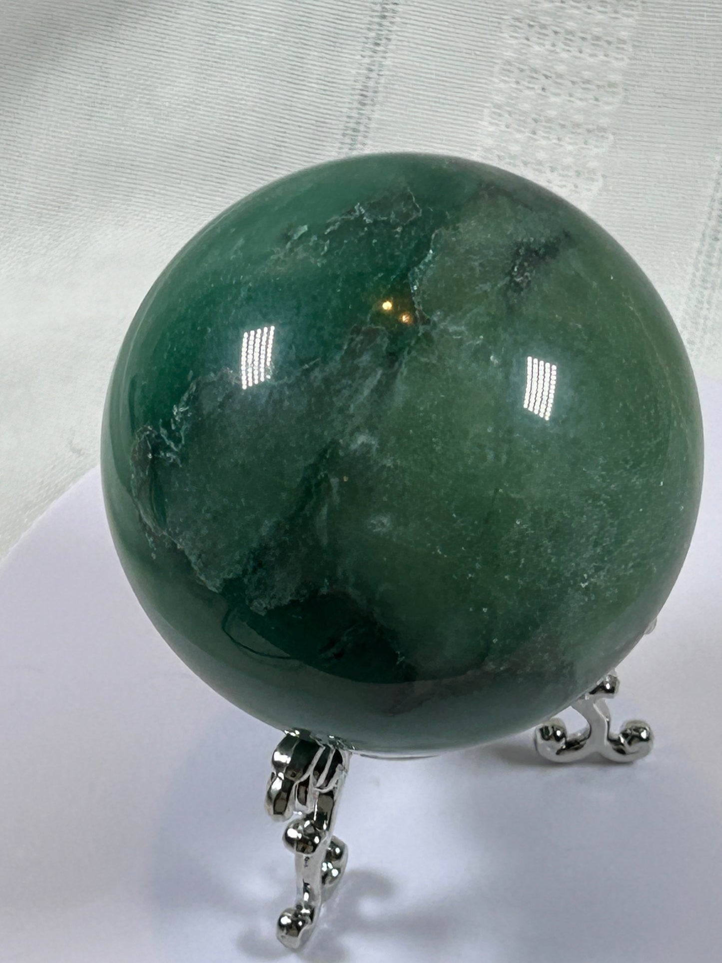 (#159) - GREEN AVENTURINE SPHERE POLISHED - NEW