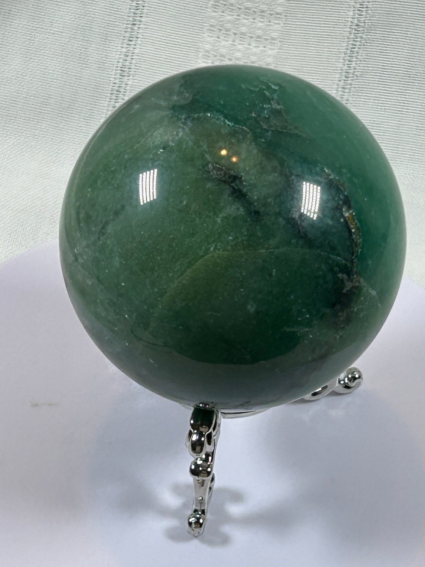 (#159) - GREEN AVENTURINE SPHERE POLISHED - NEW