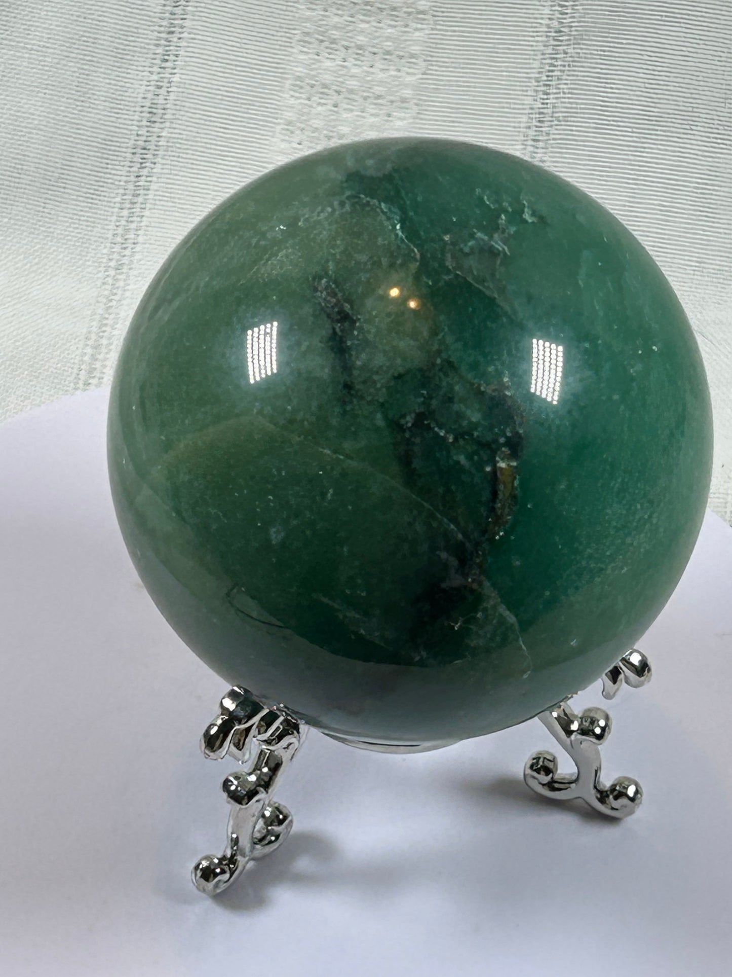 (#159) - GREEN AVENTURINE SPHERE POLISHED - NEW