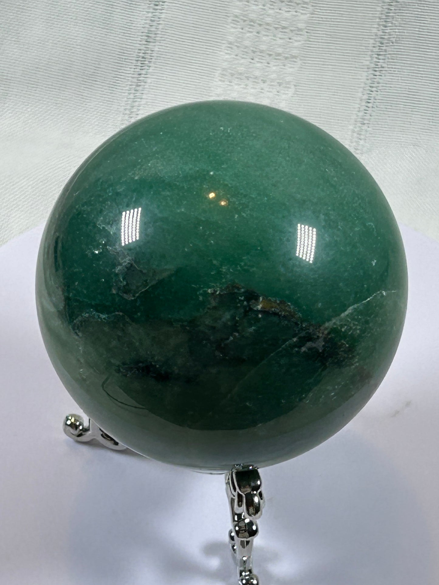 (#159) - GREEN AVENTURINE SPHERE POLISHED - NEW