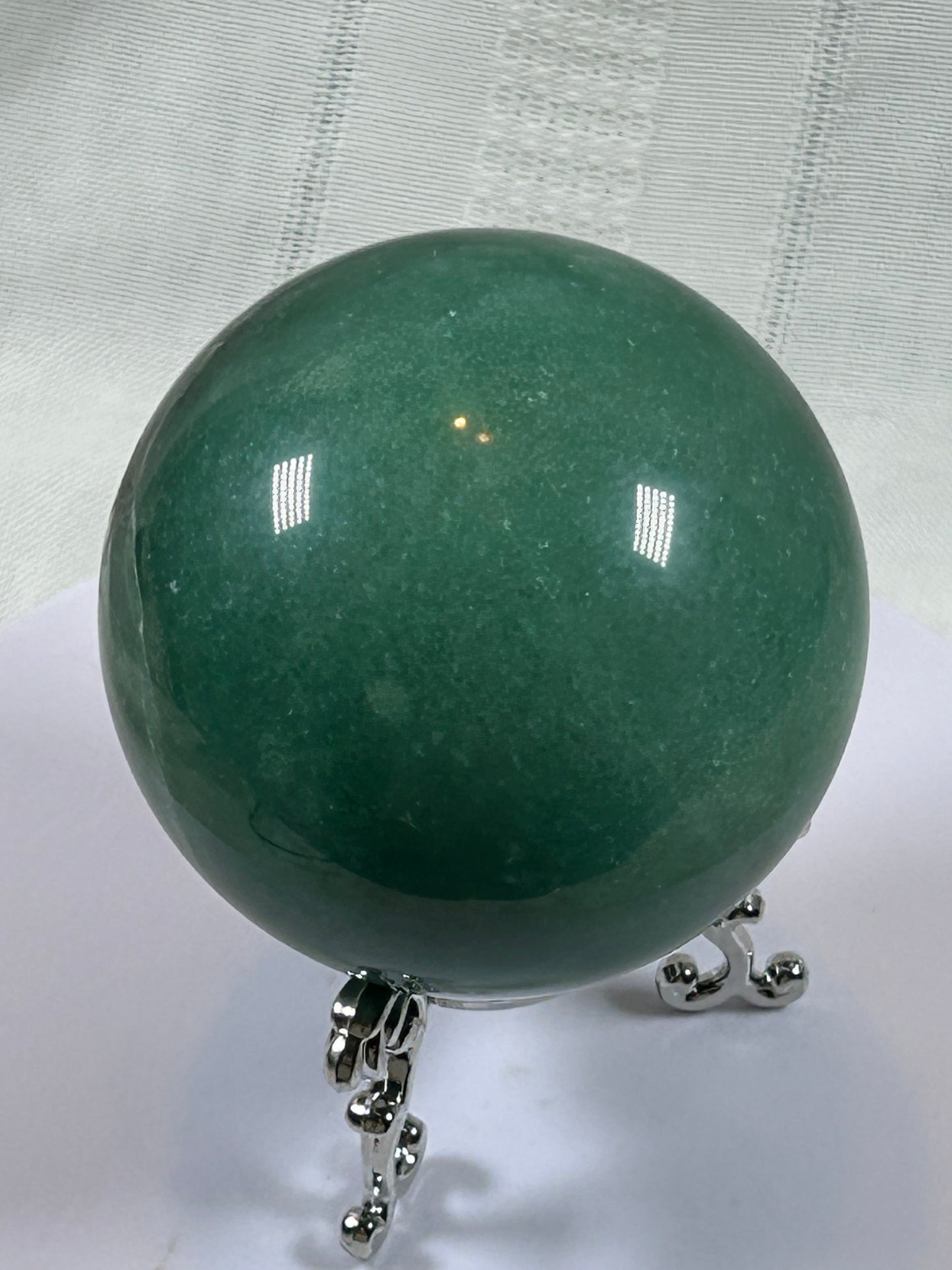 (#159) - GREEN AVENTURINE SPHERE POLISHED - NEW