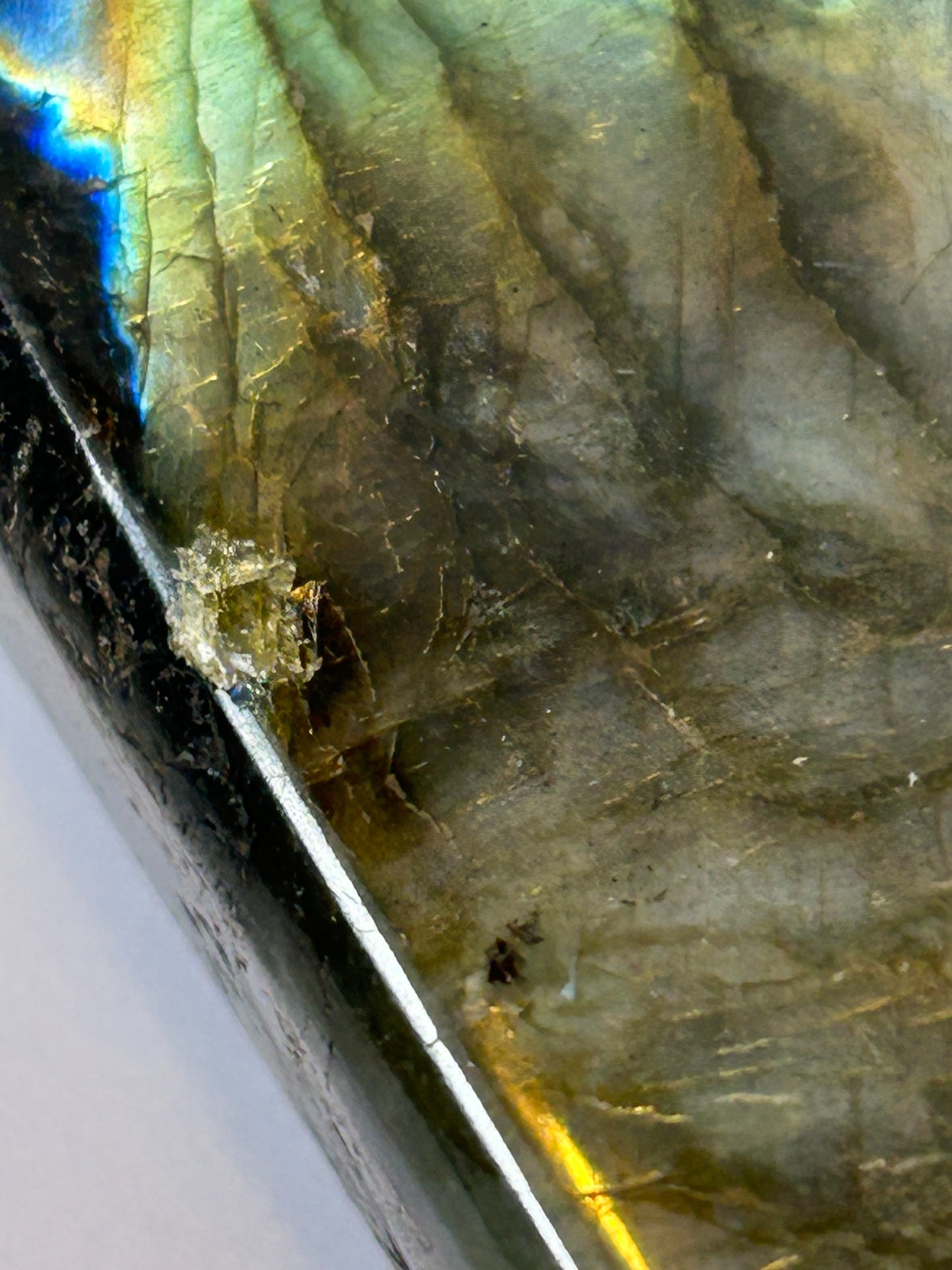 (#160) - LABRADORITE SLAB POLISHED - NEW