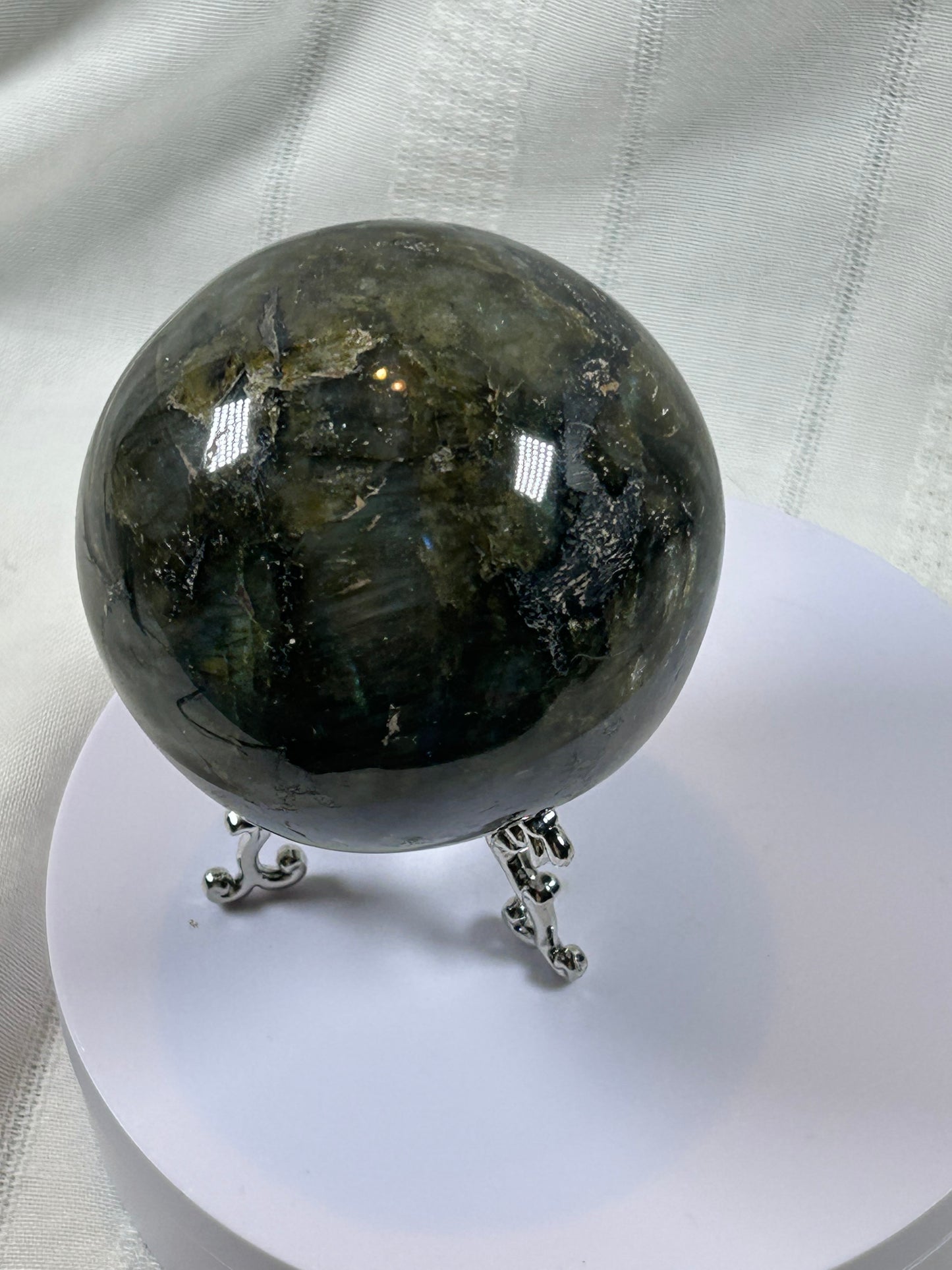(#153) - LABRADORITE SPHERE POLISHED - NEW