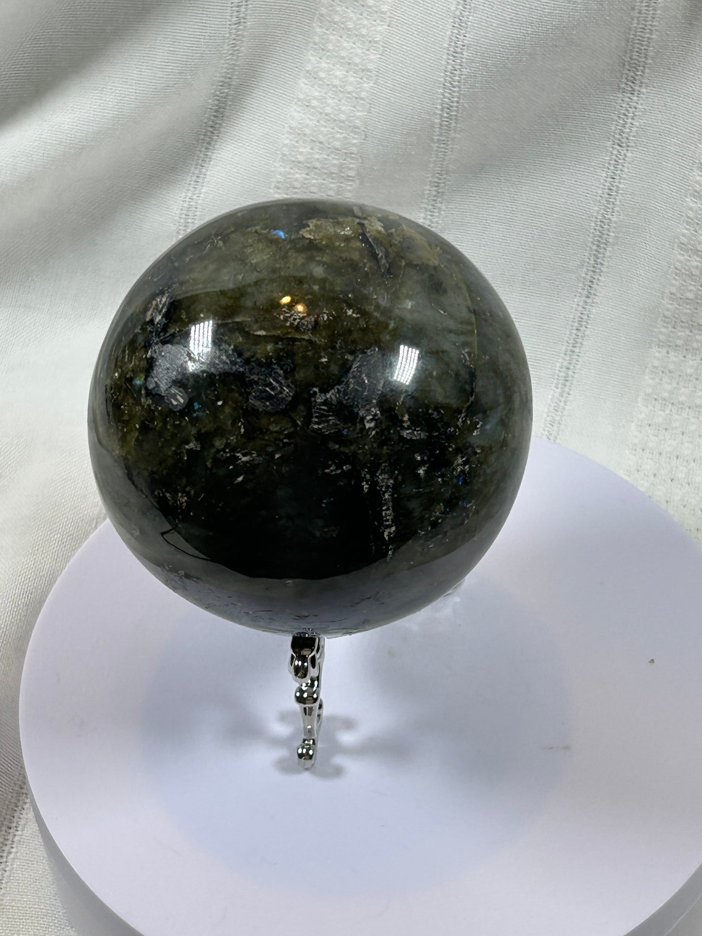 (#153) - LABRADORITE SPHERE POLISHED - NEW