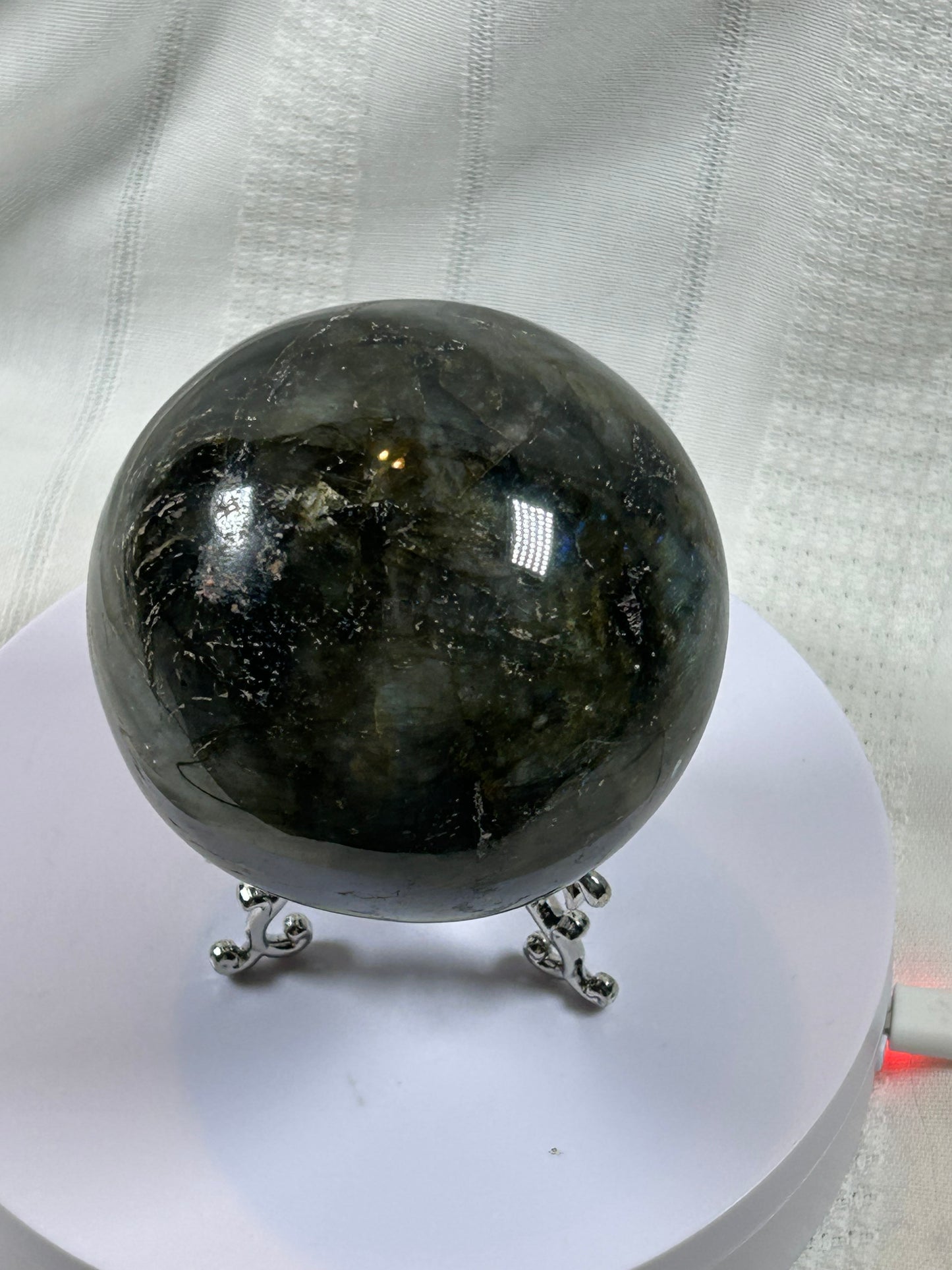 (#153) - LABRADORITE SPHERE POLISHED - NEW