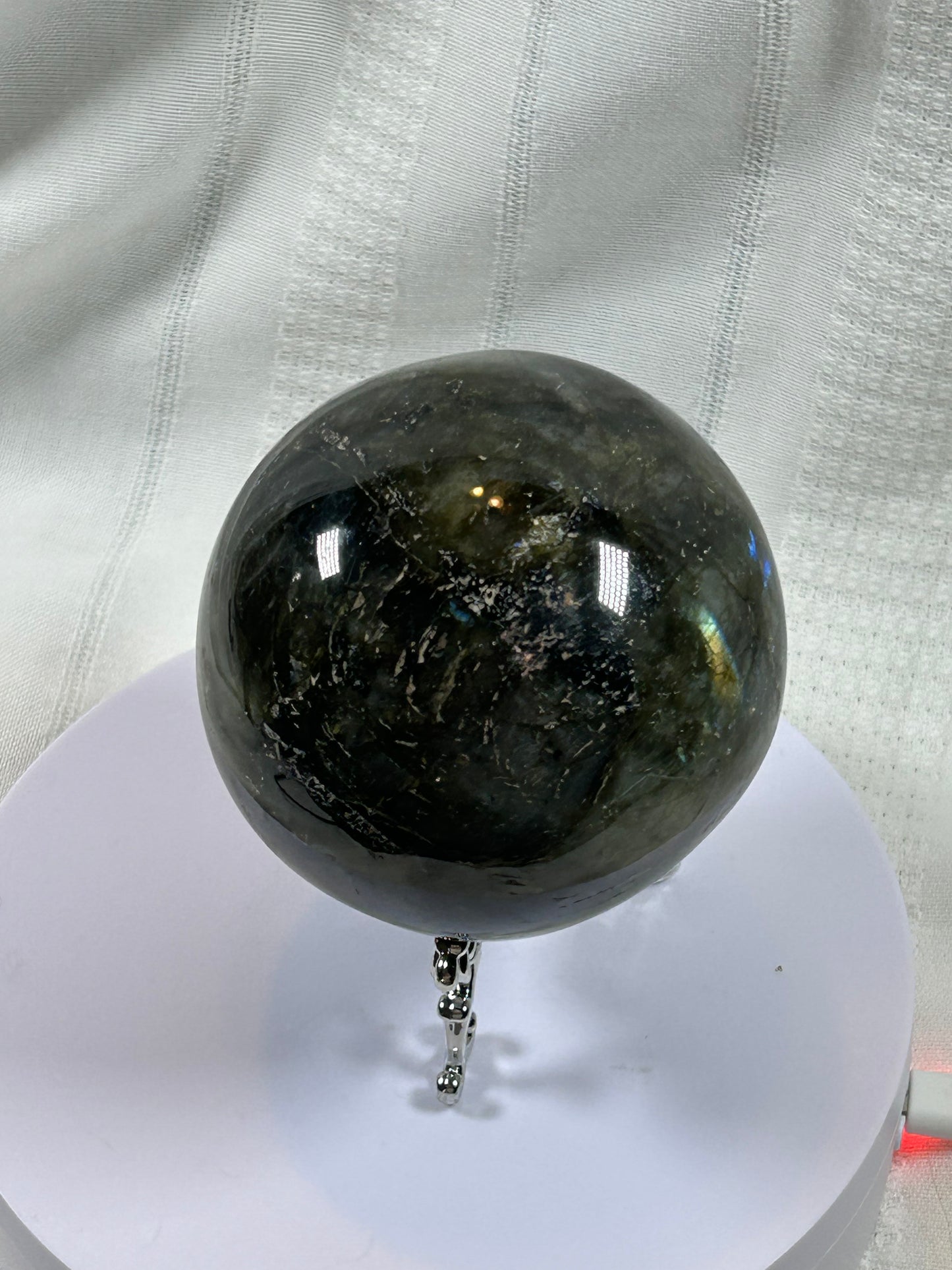 (#153) - LABRADORITE SPHERE POLISHED - NEW