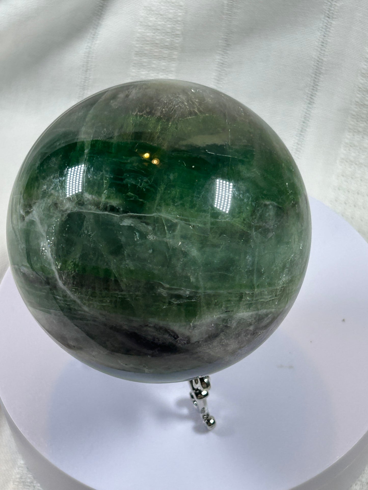 (#155) - FLUORITE SPHERE POLISHED - NEW