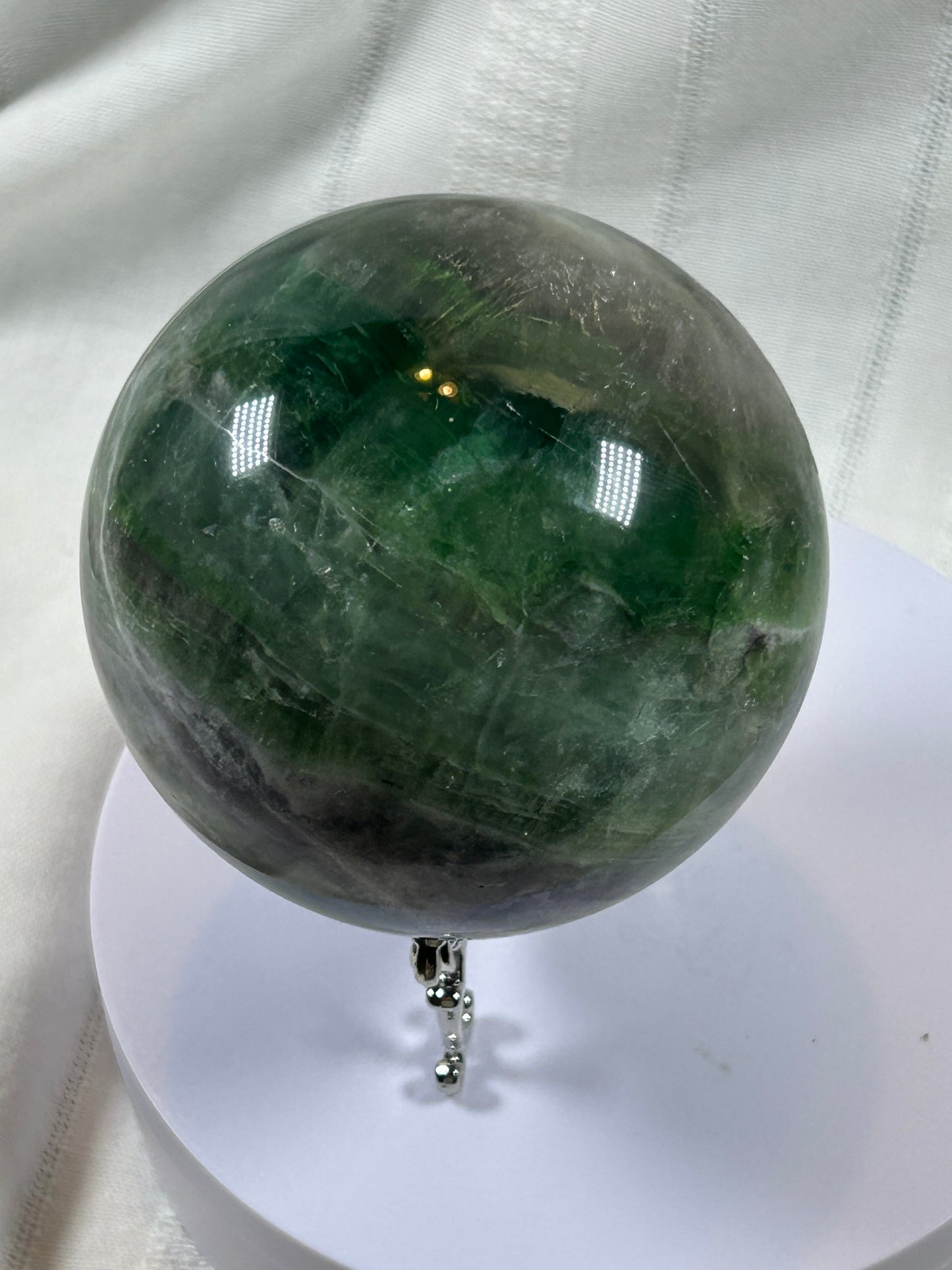 (#155) - FLUORITE SPHERE POLISHED - NEW