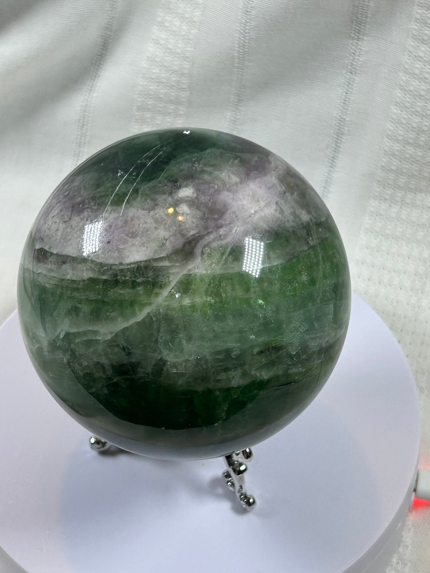 (#155) - FLUORITE SPHERE POLISHED - NEW