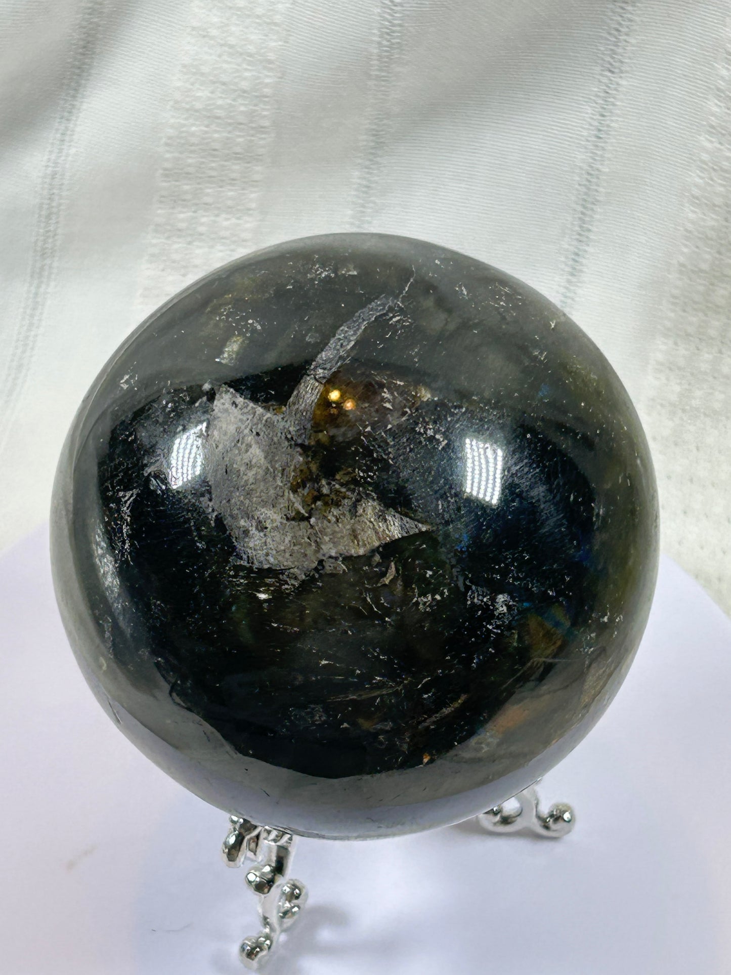 (#156) - LABRADORITE SPHERE POLISHED - NEW