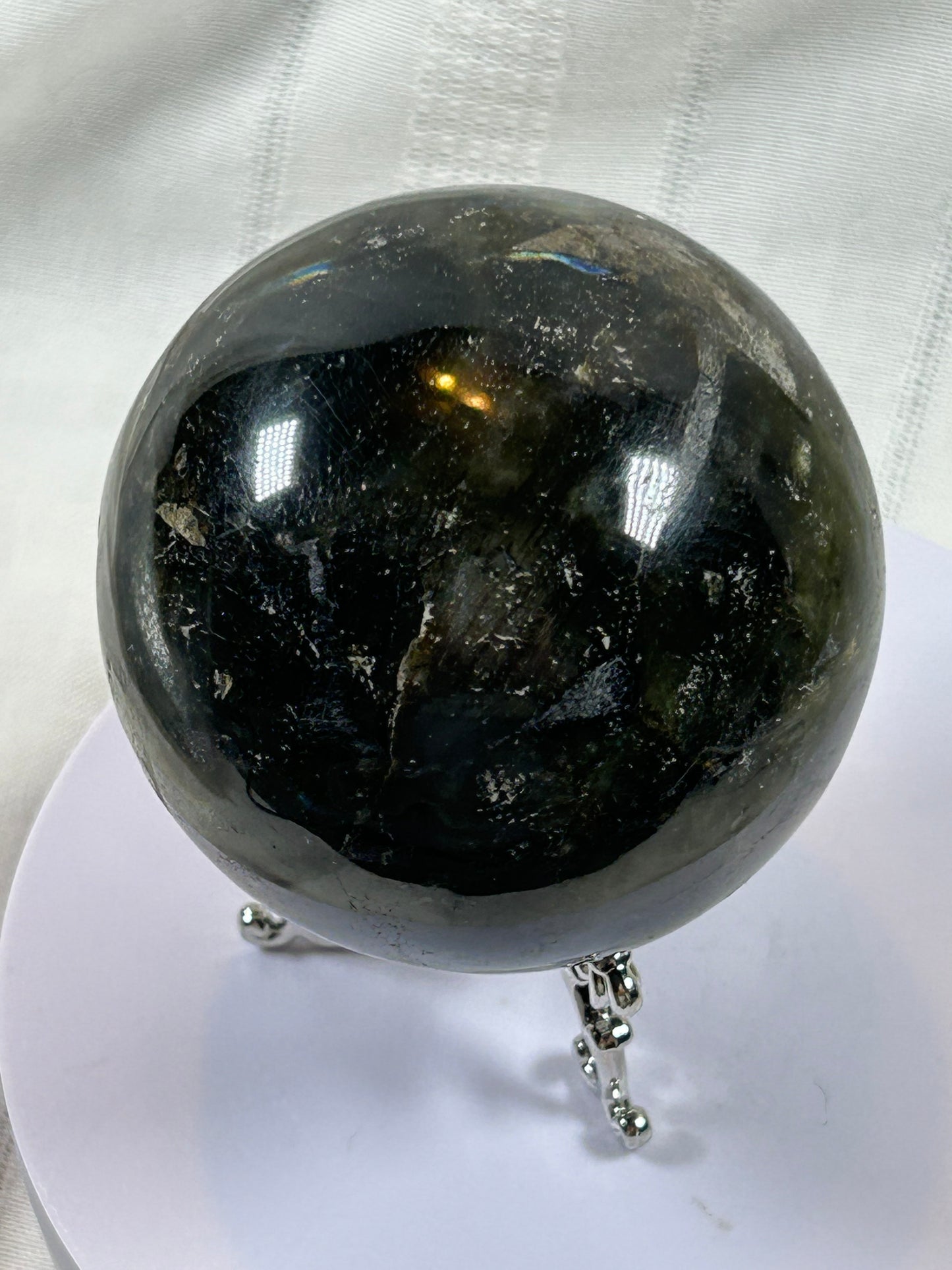 (#156) - LABRADORITE SPHERE POLISHED - NEW