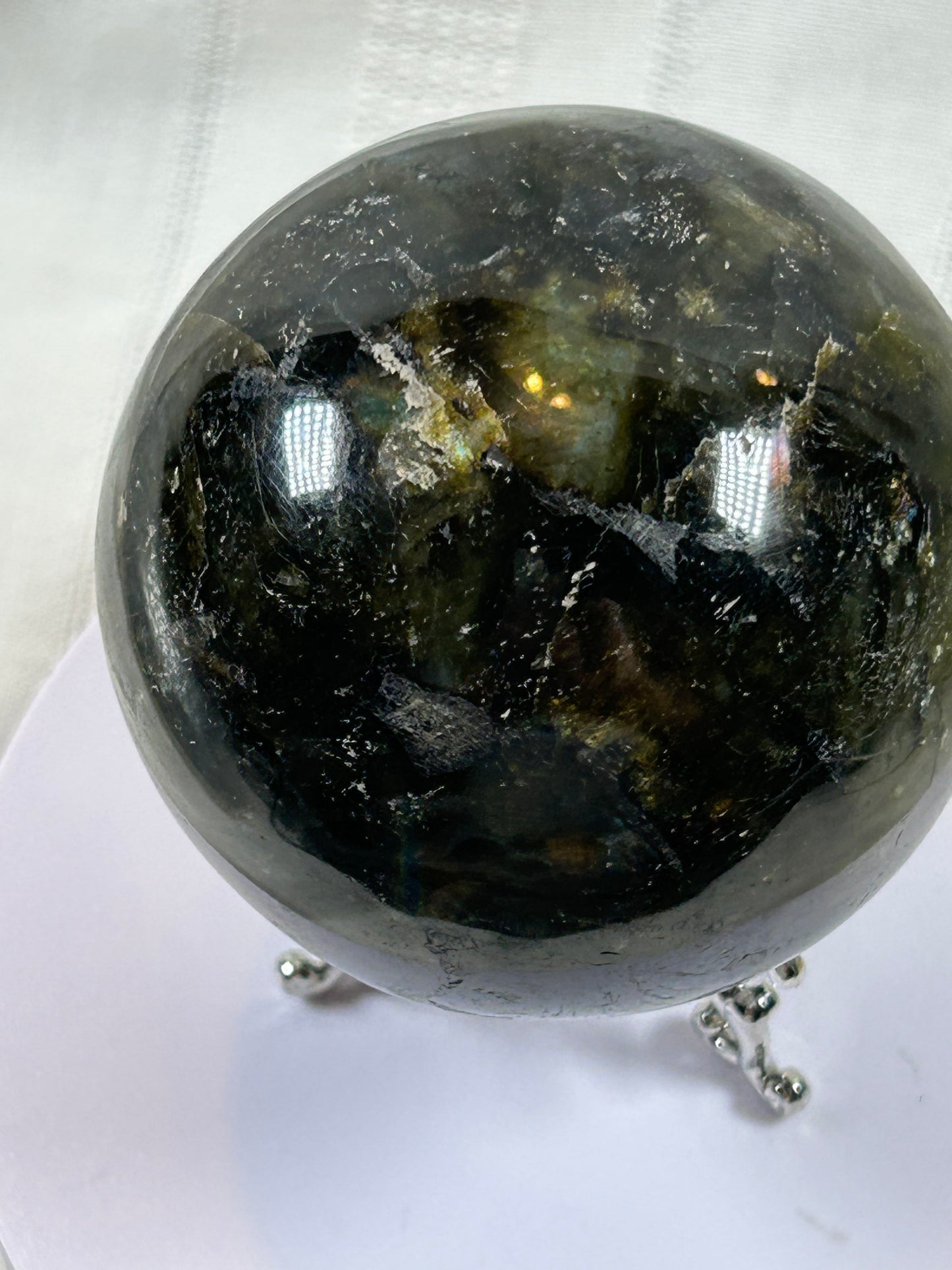 (#156) - LABRADORITE SPHERE POLISHED - NEW